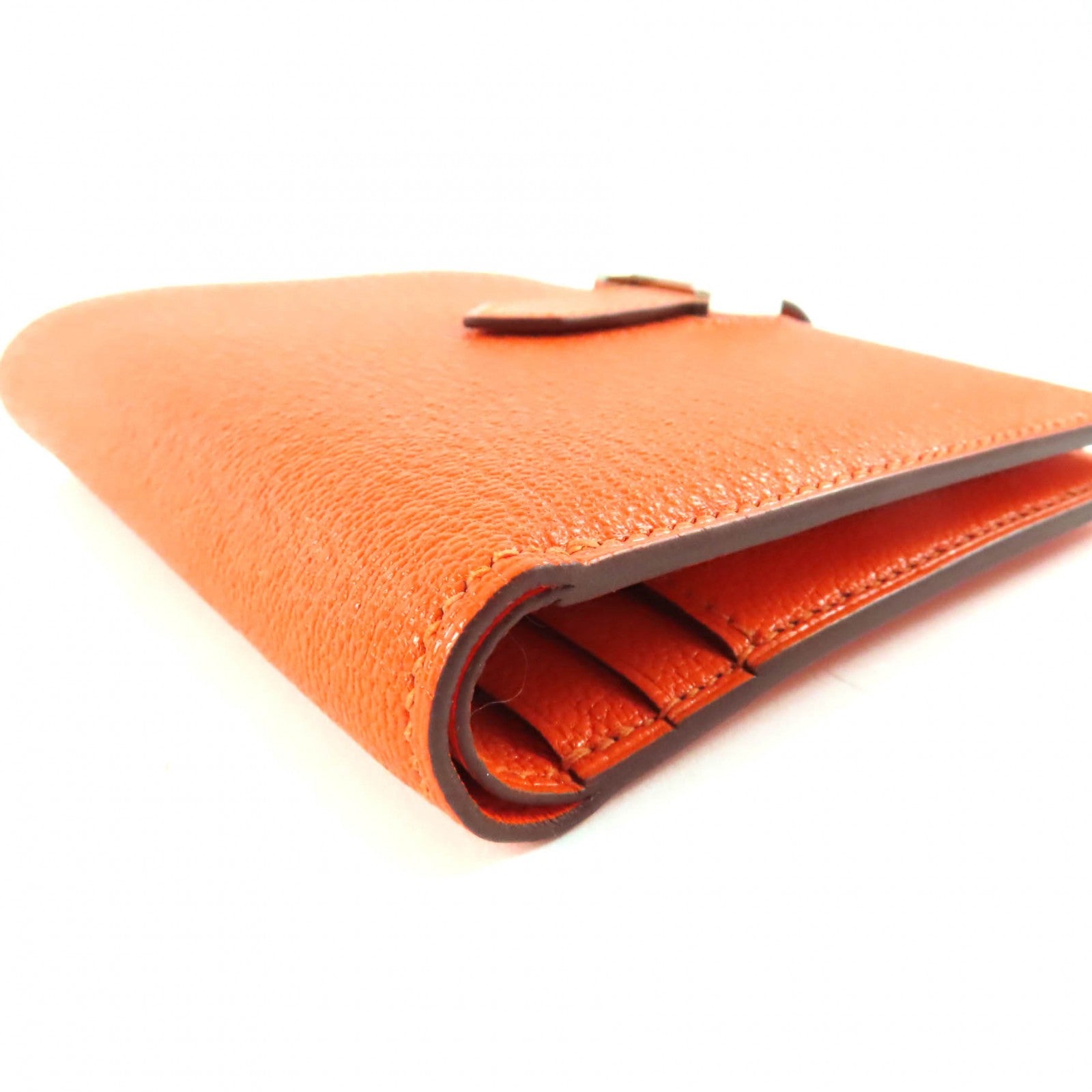 エルメス BEAN Compact レザー 二つ折り財布