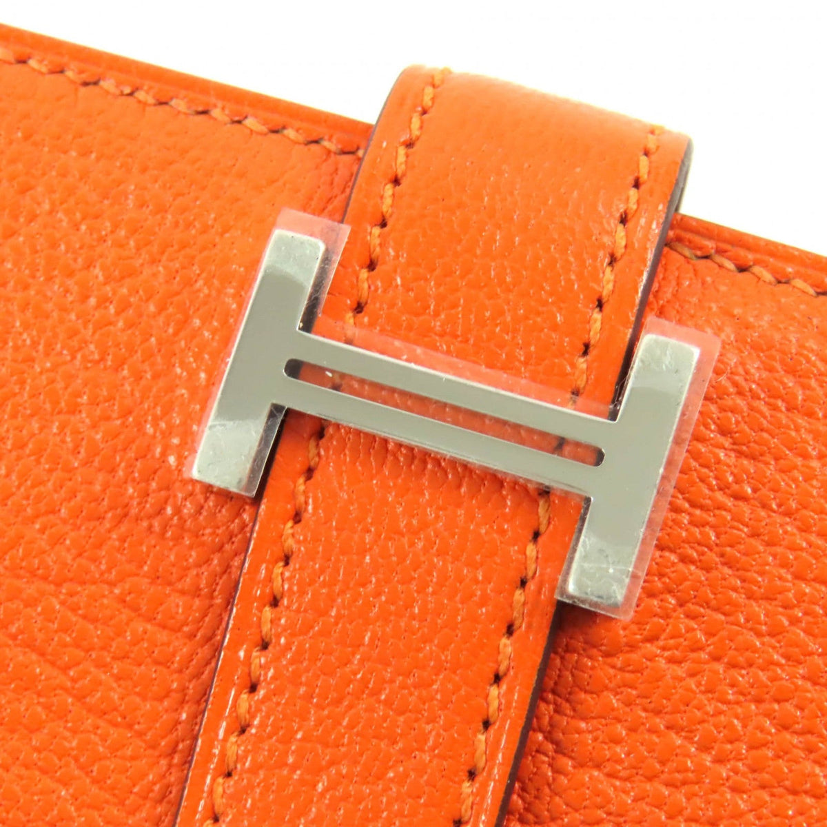 エルメス BEAN Compact レザー 二つ折り財布