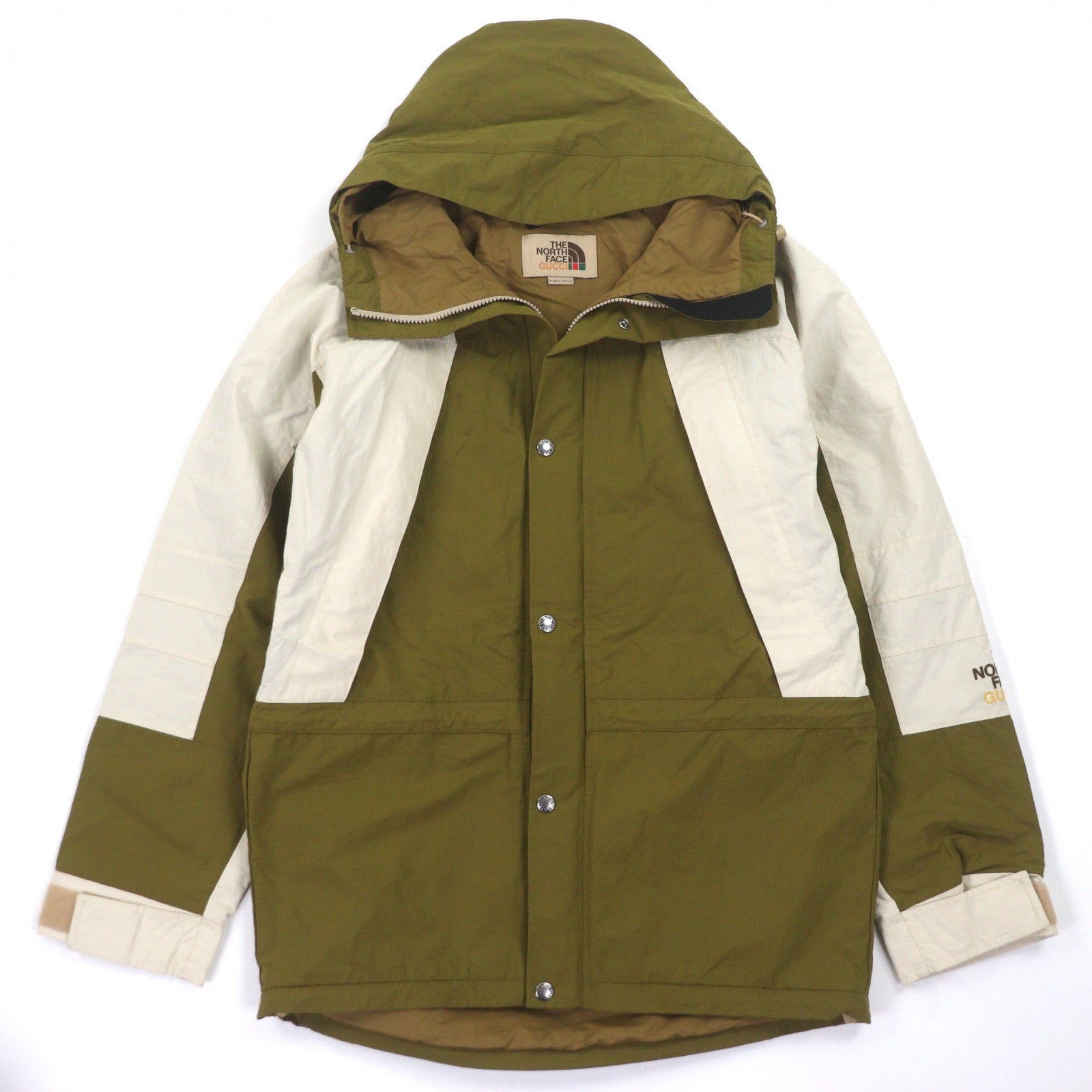 グッチザノースフェイス ナイロンフーデッドジャケット