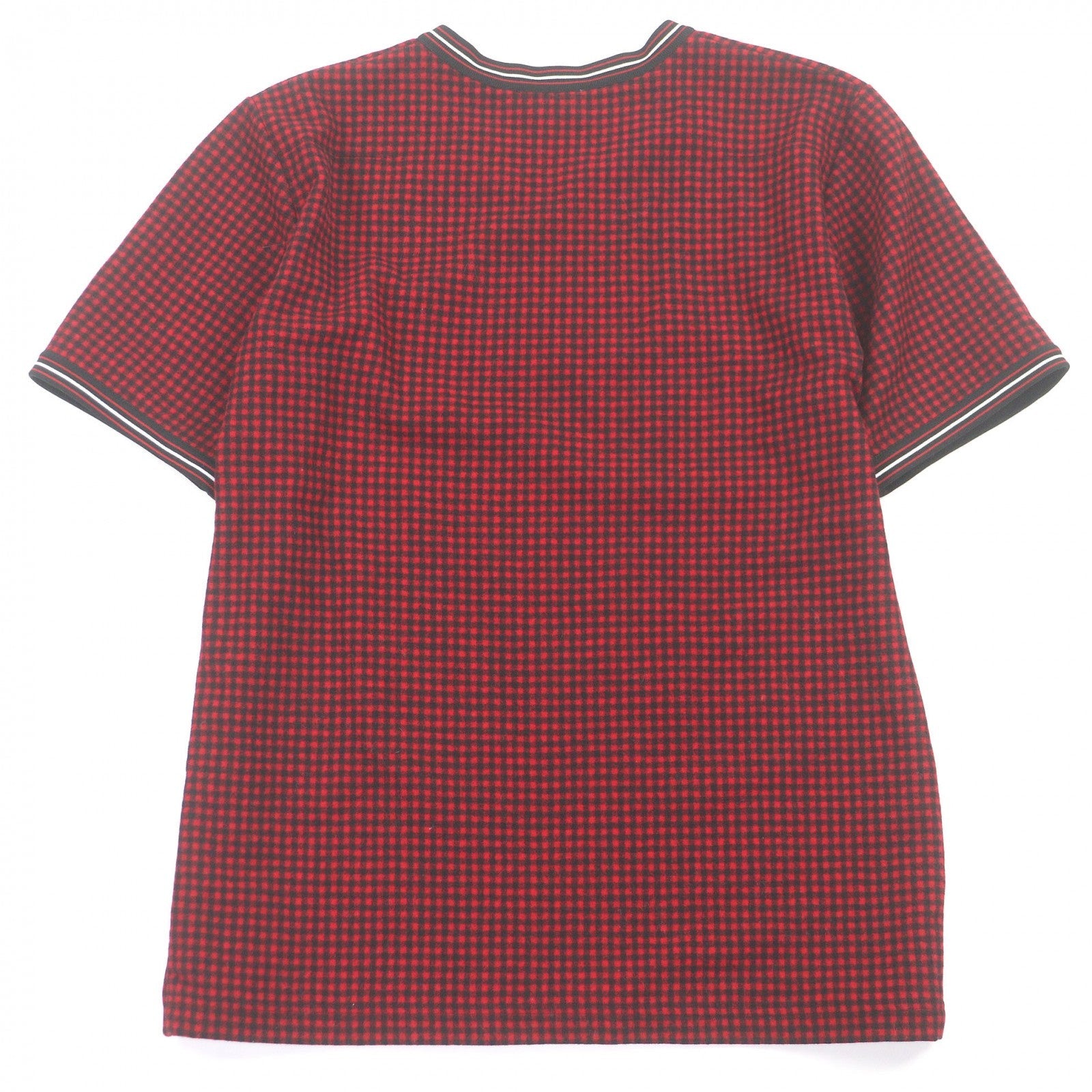 ディオールオム ギンガムチェック ウール Tシャツ