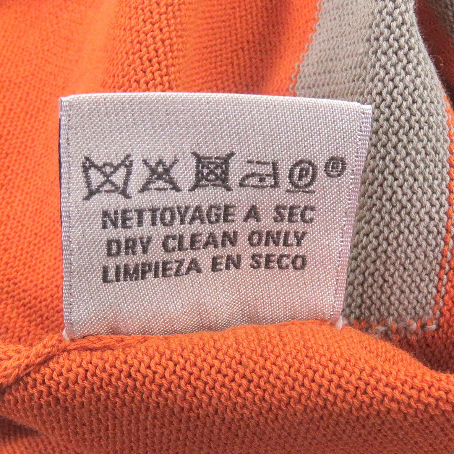 エルメス XS コットンポロシャツ