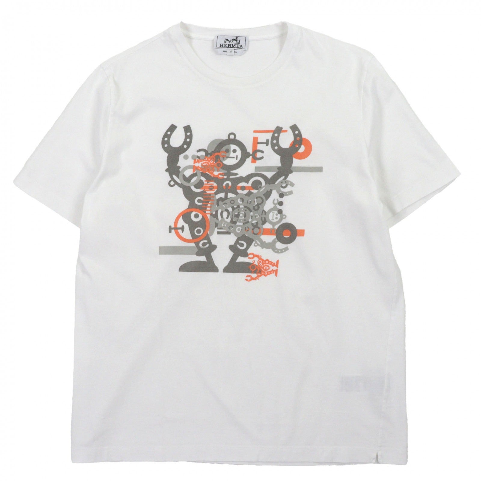 エルメス Hello Mr. Farrier コットン Tシャツ M