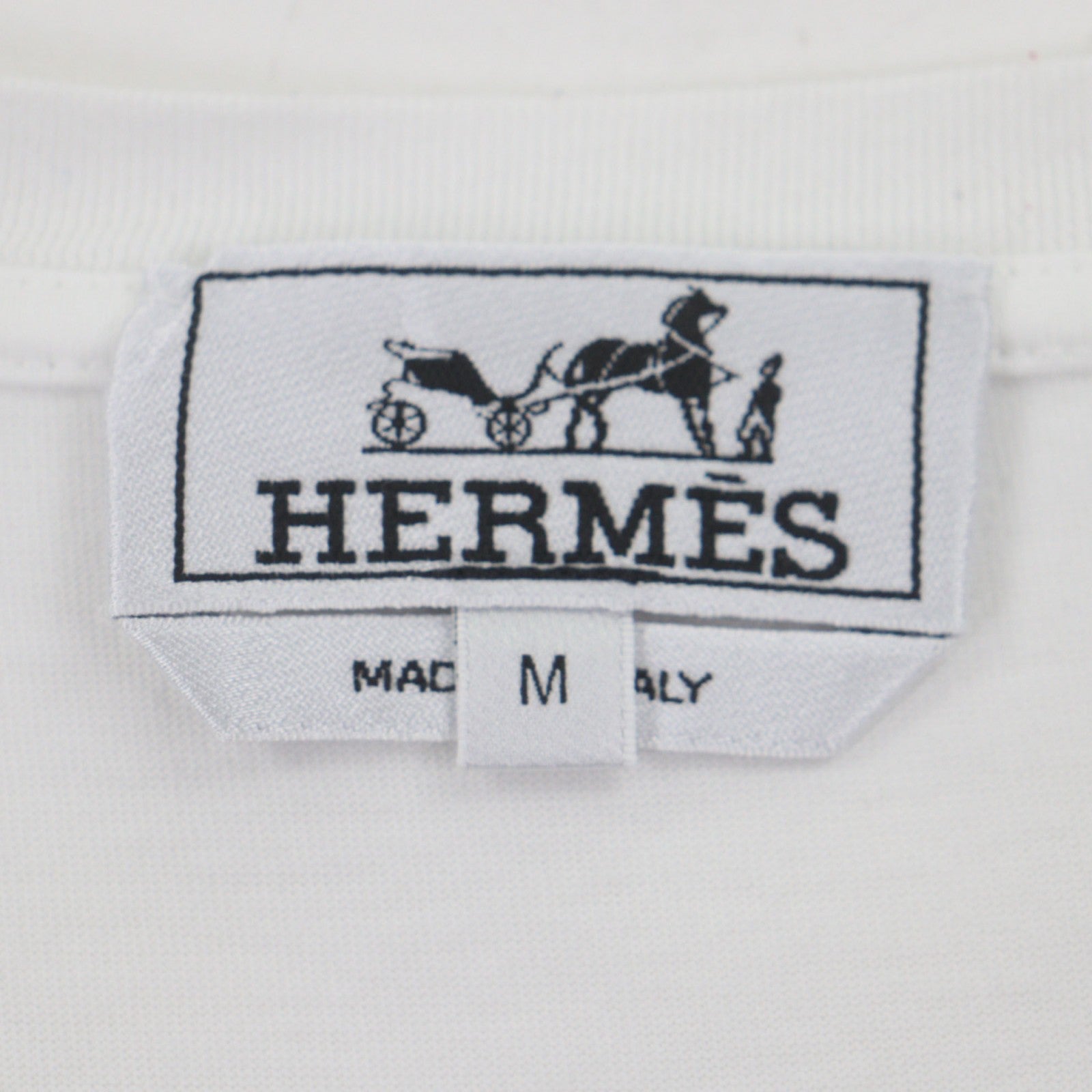 エルメス Hello Mr. Farrier コットン Tシャツ M
