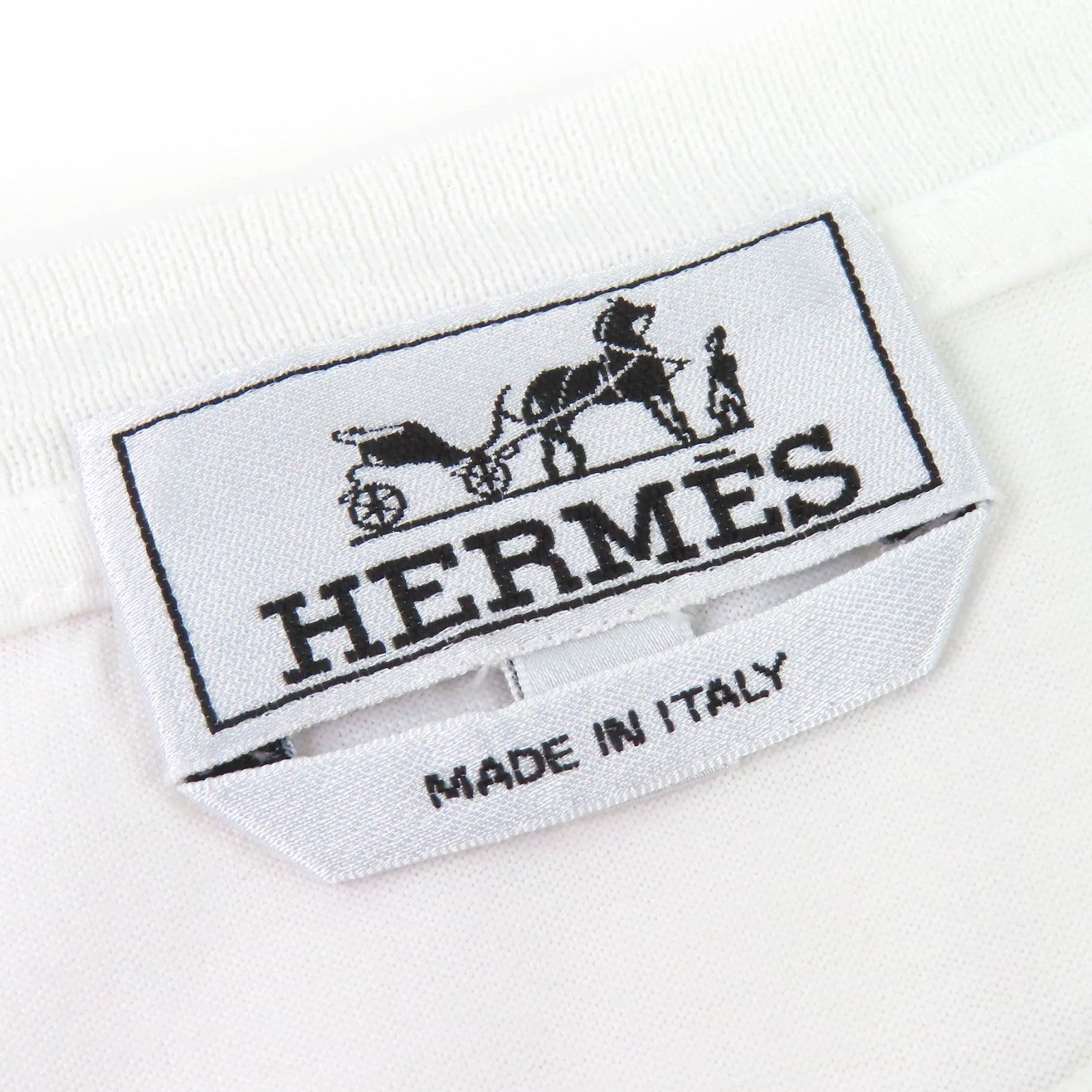 エルメス シルク切替半袖Tシャツ
