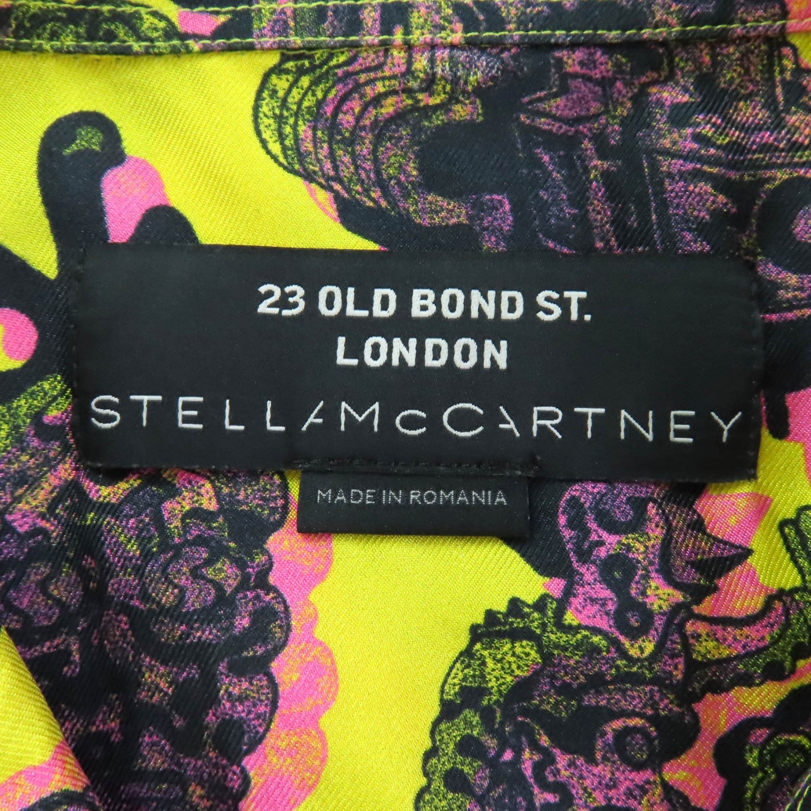 ステラマッカートニー 23 Old Bond Street Sweatshirt シルク半袖シャツ