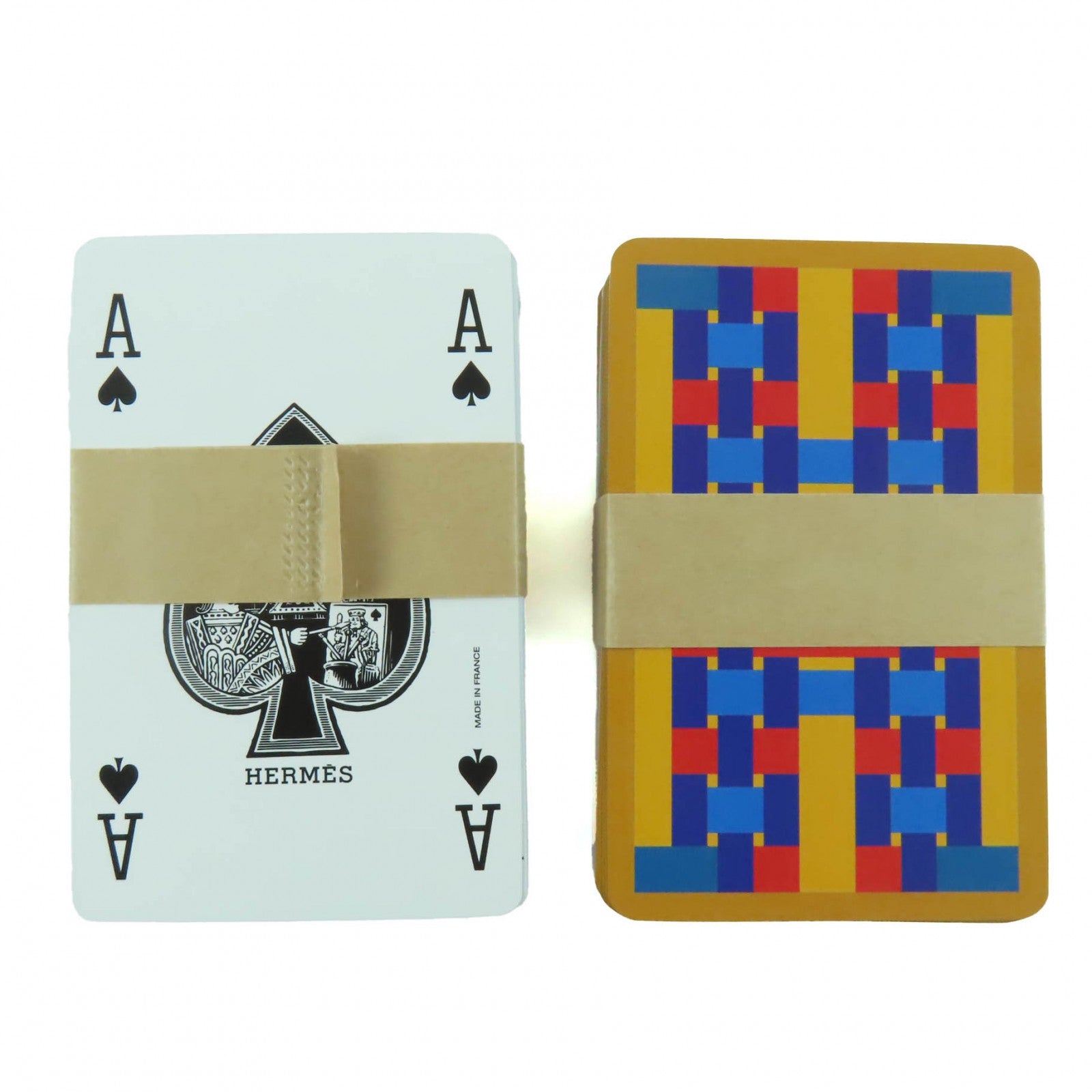 エルメス Facet Bridge H Tissage カードケース