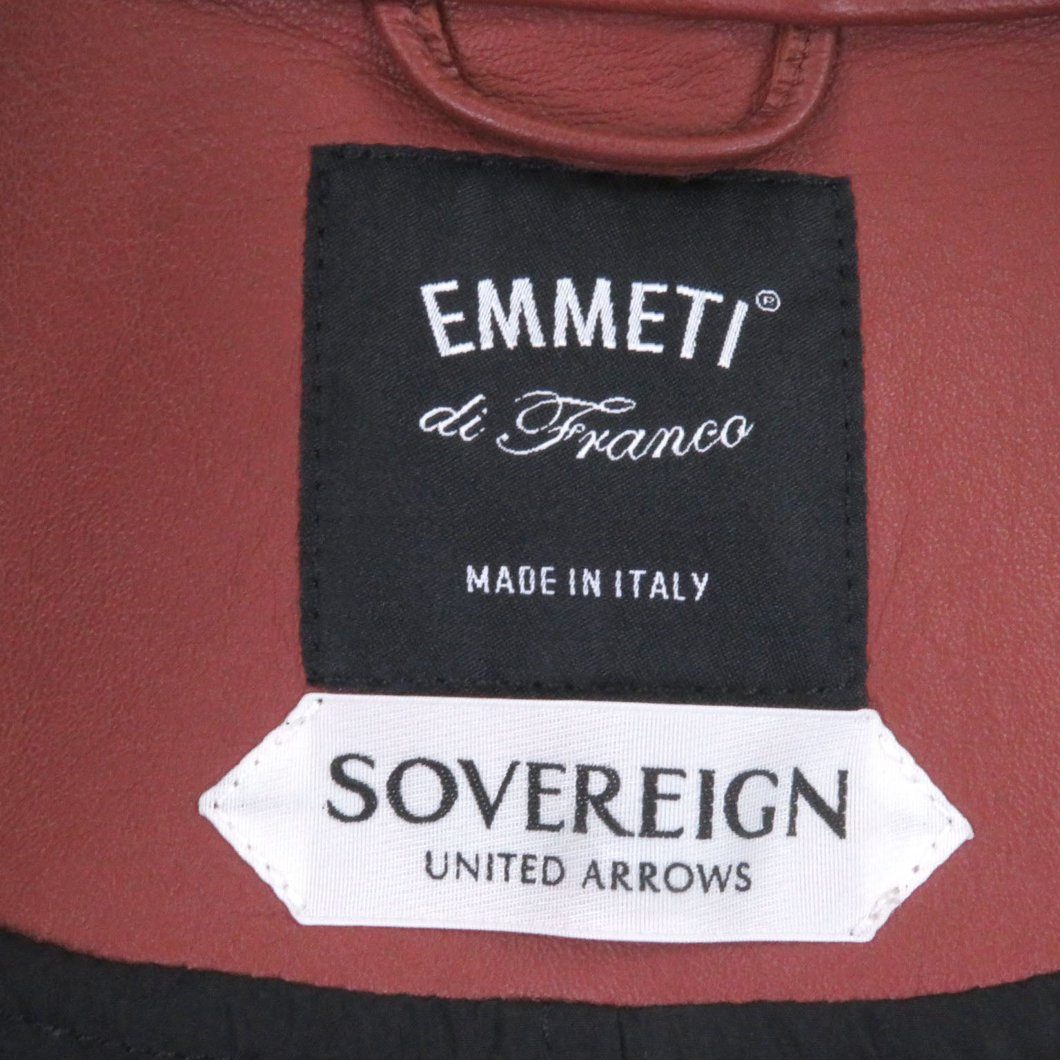 エンメティ SOVEREIGN ラムスキンジャケット
