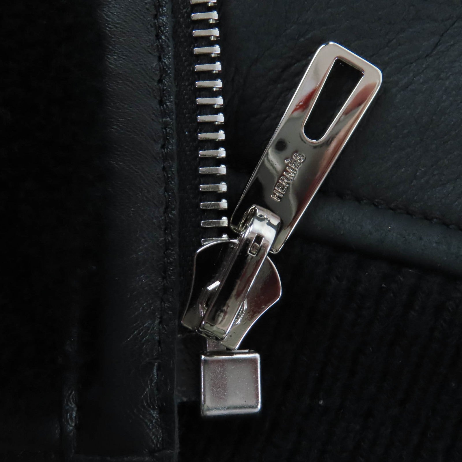 エルメス ニットムートン シープレザージャケット