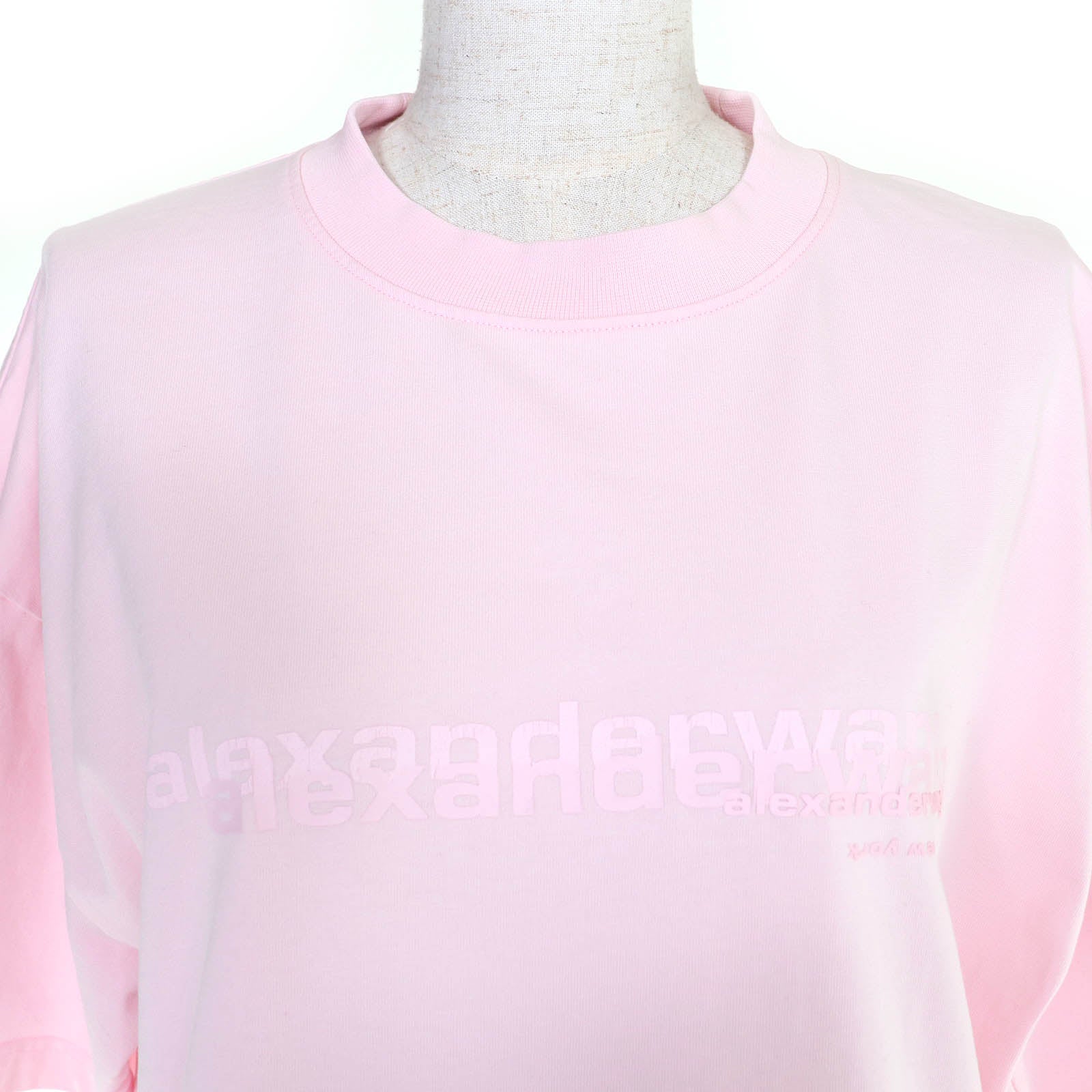 アレキサンダーワン コットン半袖Tシャツ