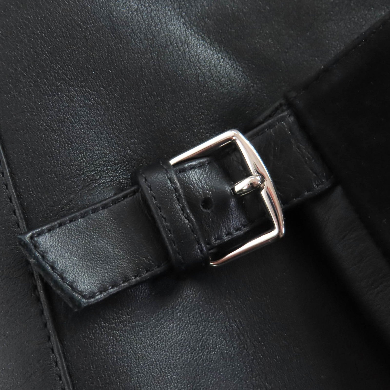 エルメス イロナ レザーブーツ