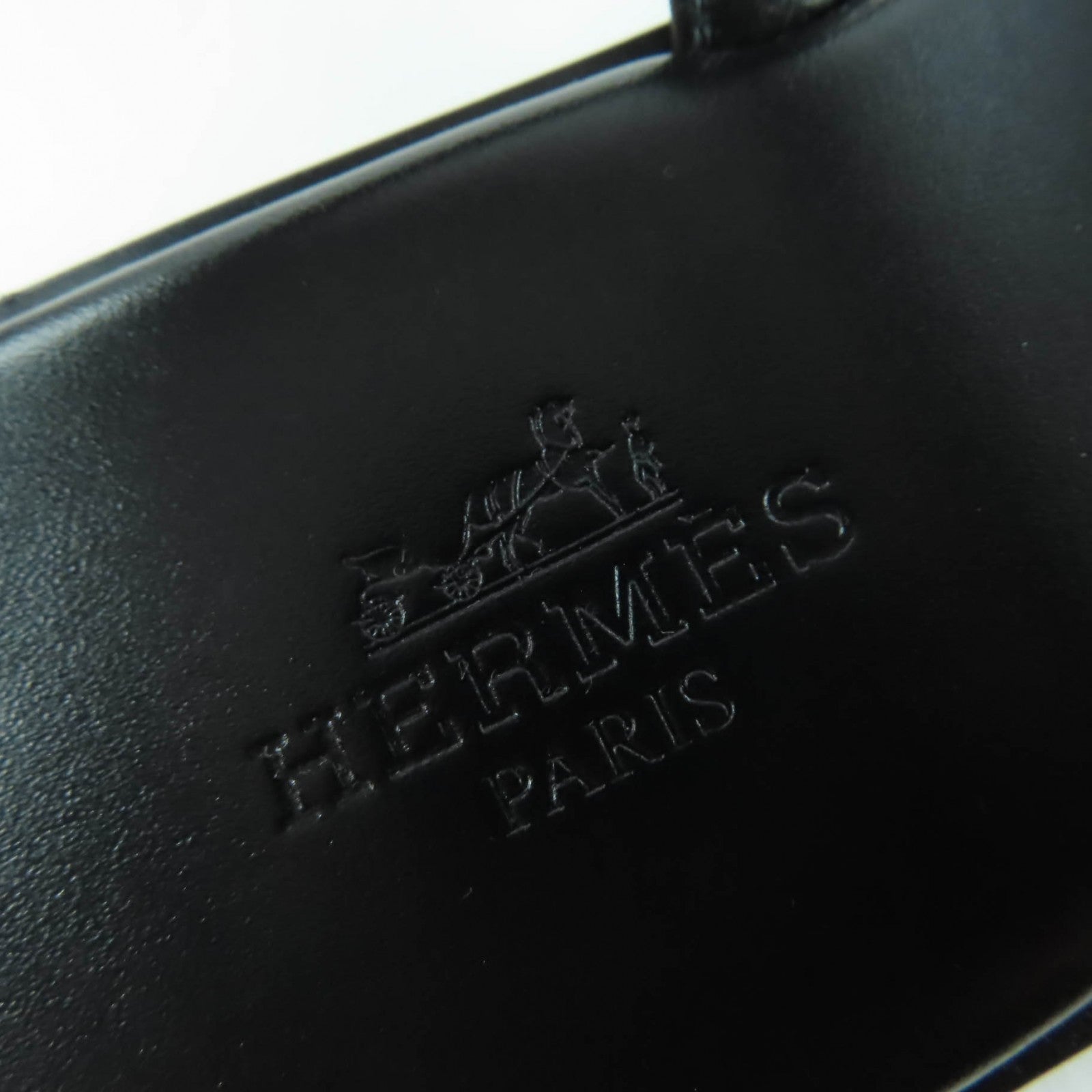 エルメス Armoni HMetal レザーサンダル
