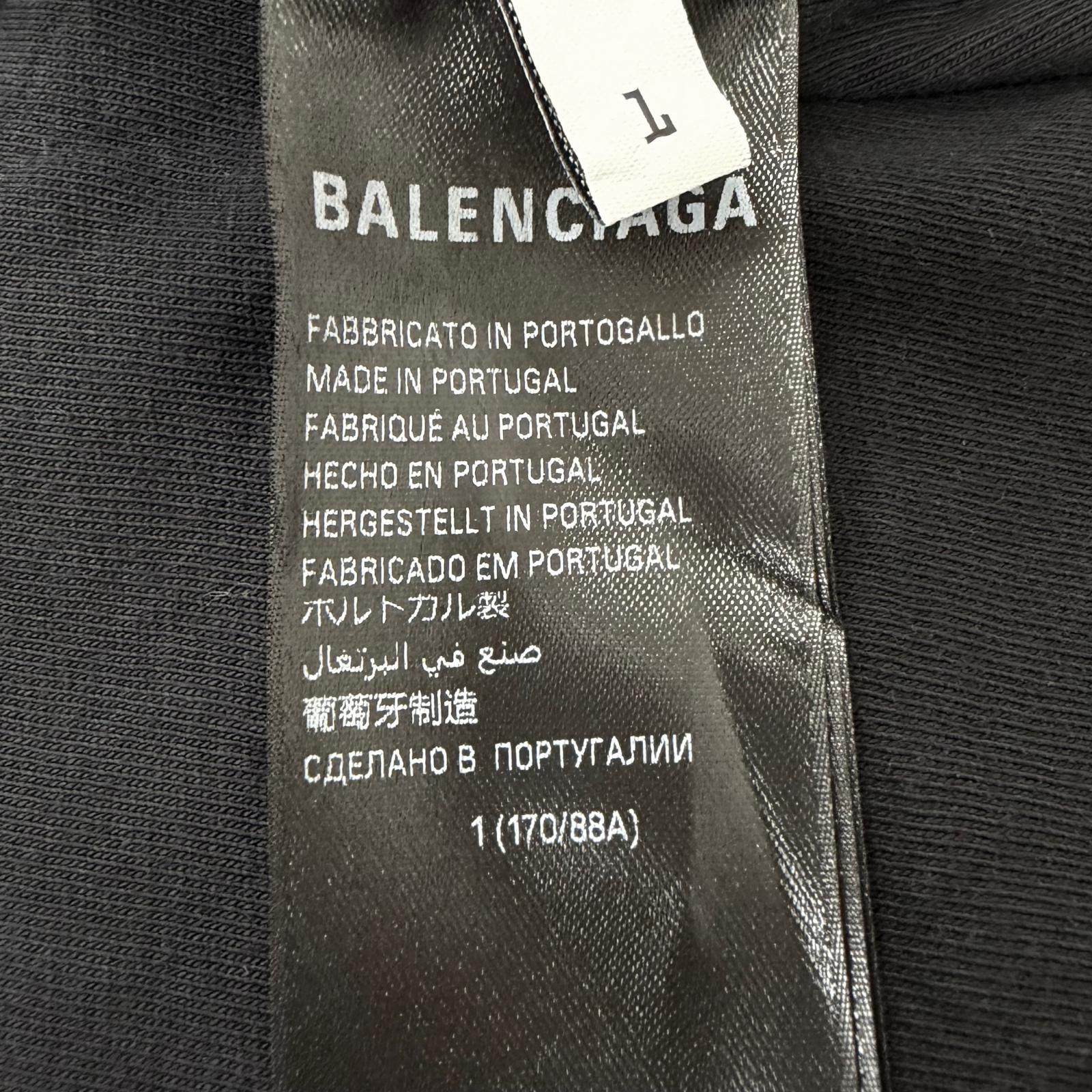 バレンシアガ コットン長袖Tシャツ