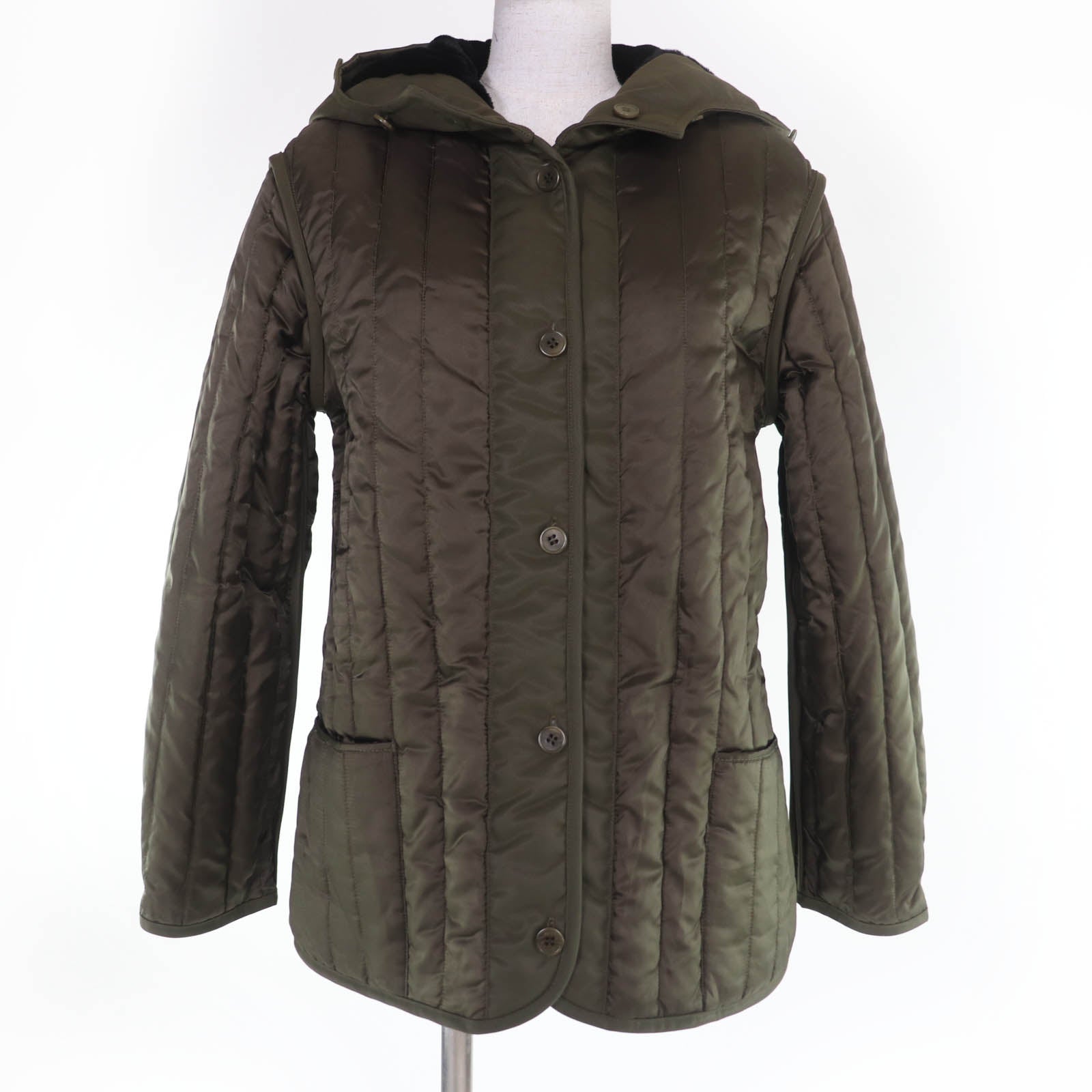 セオリー Military coat ナイロン ダウンライナーコート