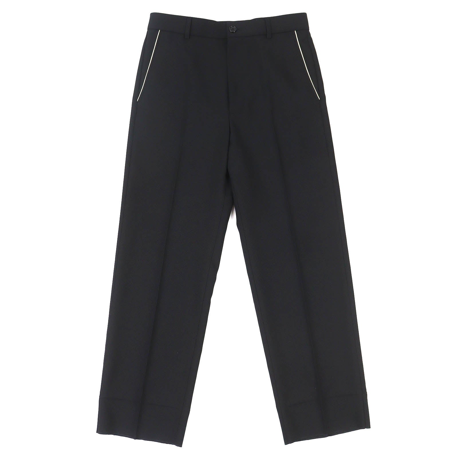 グッチ ロゴパッチ ポリエステル パンツ