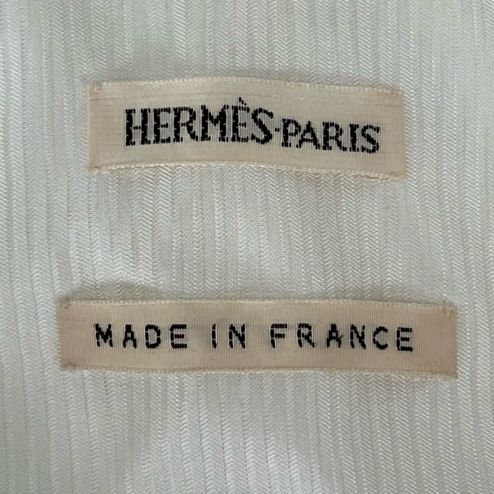 エルメス The Charm of Normandy Coast During the Margiela シルクトップ40