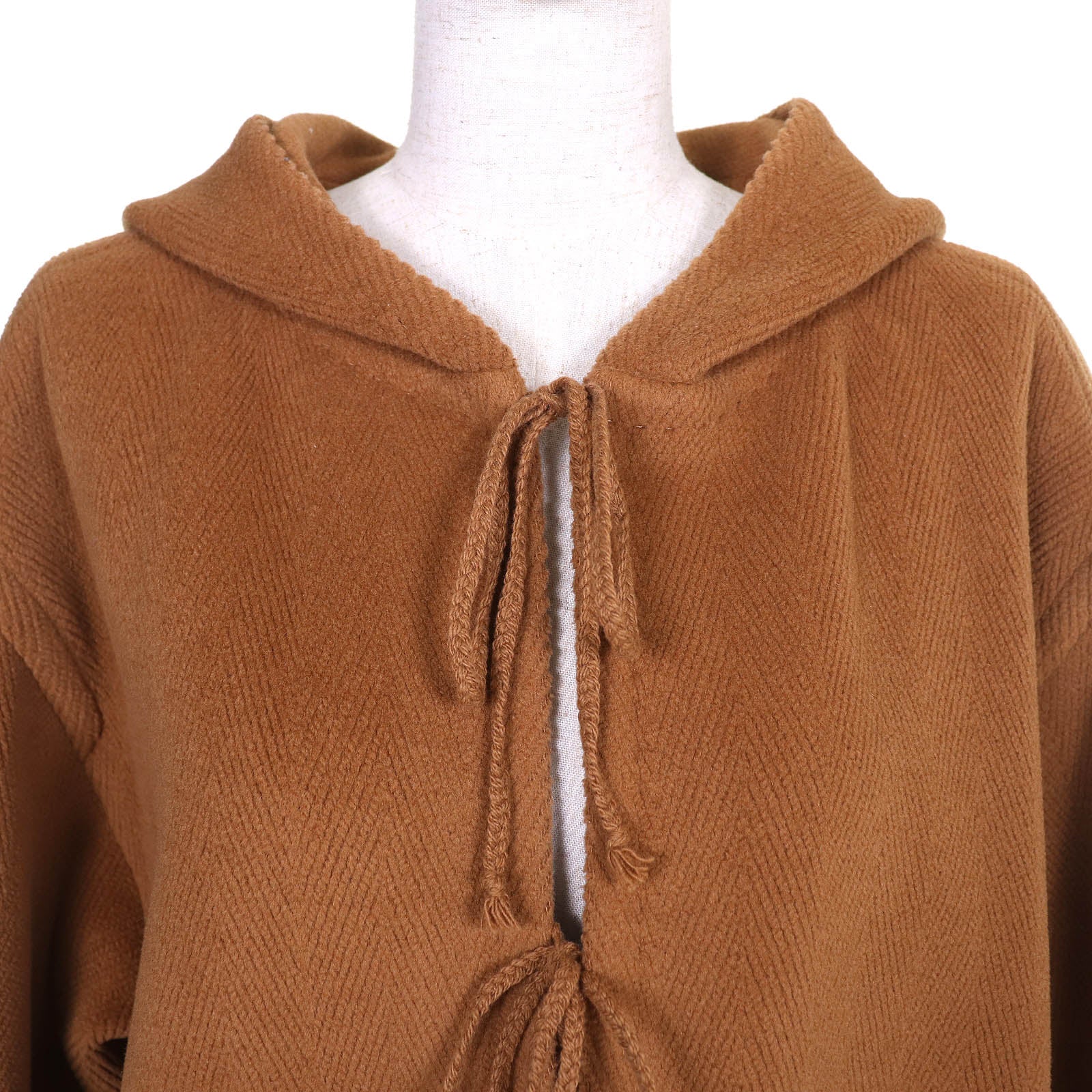 オーラリー WOOL HERINGBONE PILE ウールコート