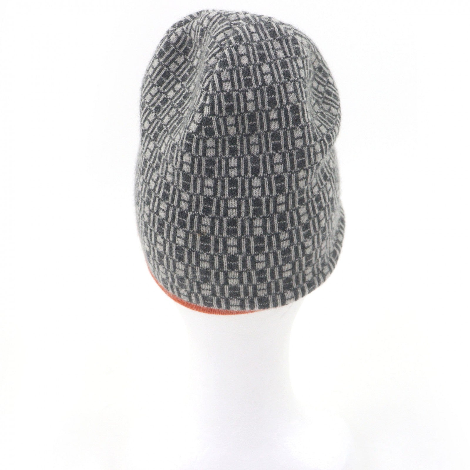 エルメス Knit Hロゴ カシミヤ ニットキャップ