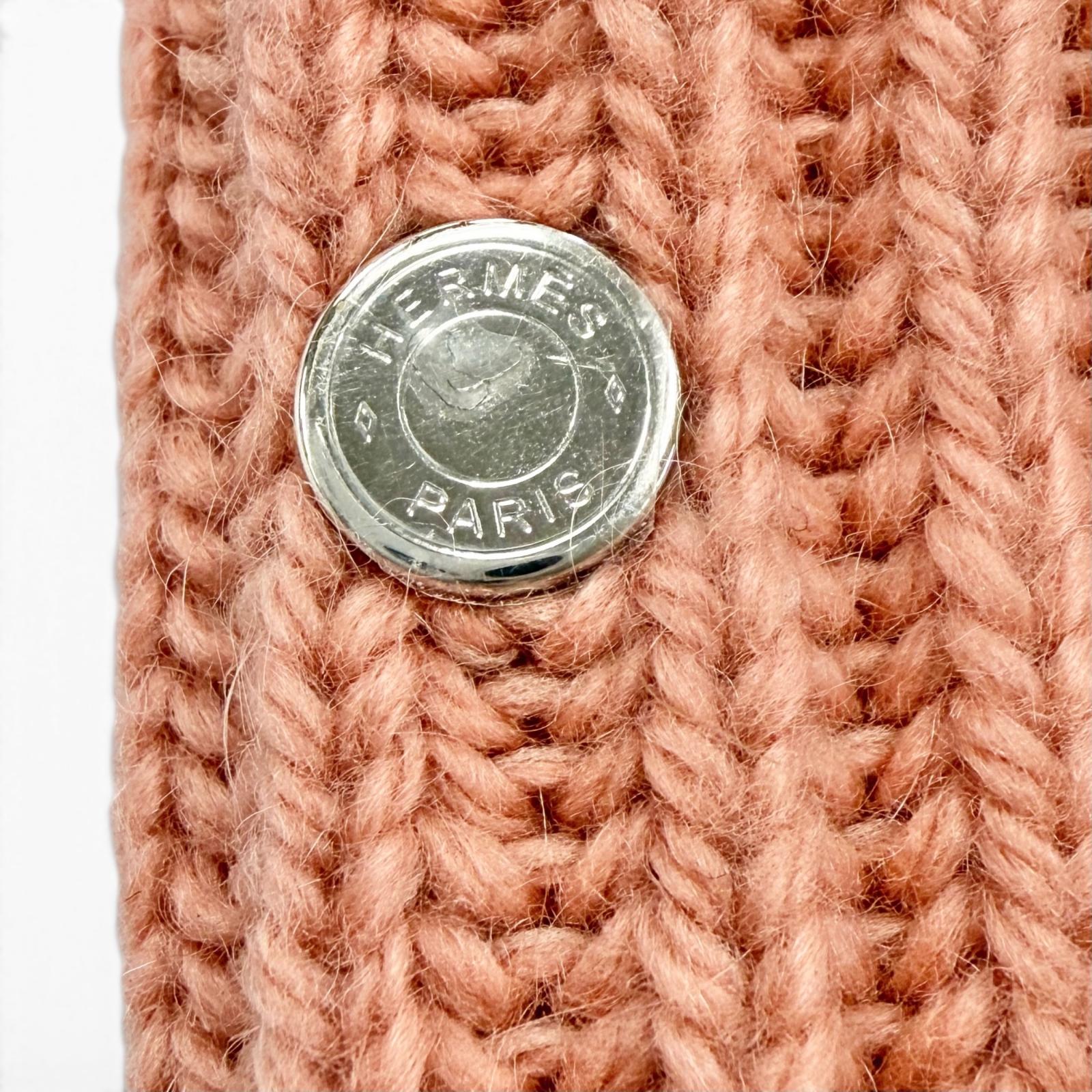 エルメス Filipa Serie Button カシミヤ グローブ