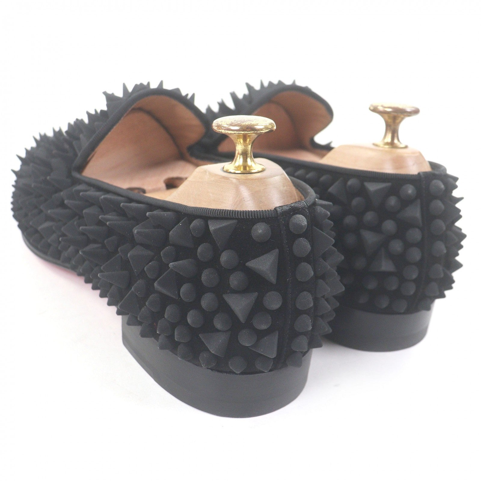 クリスチャンルブタン DANDY PIK PIK Spikes スエード ローファー