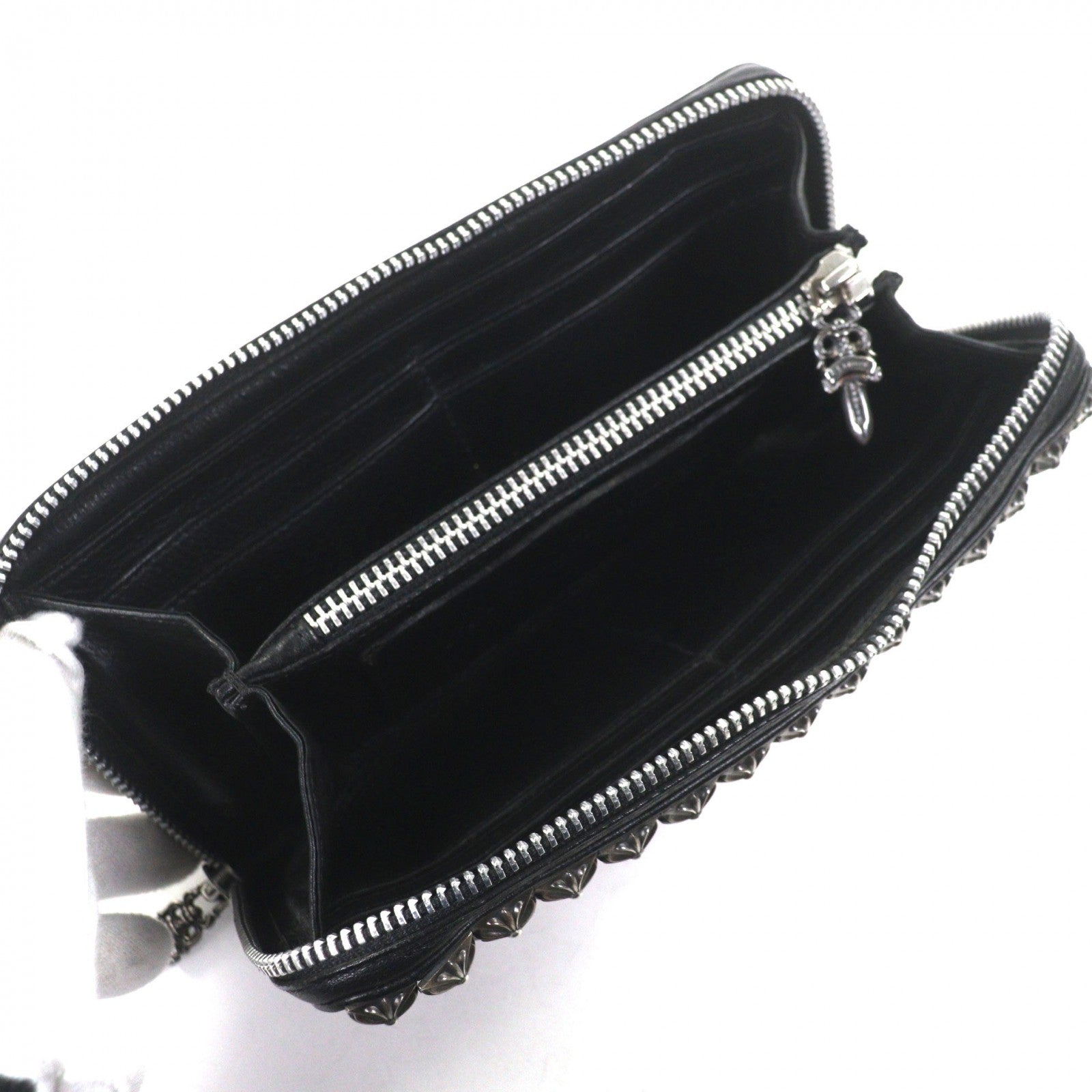 クロムハーツ レザー長財布