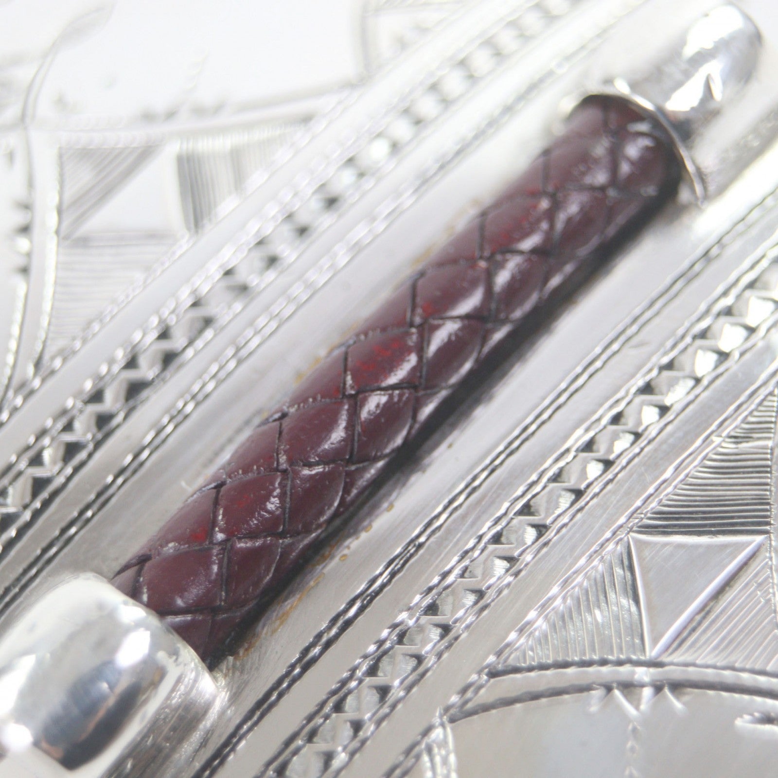 エルメス 925シルバー レザー ベルト