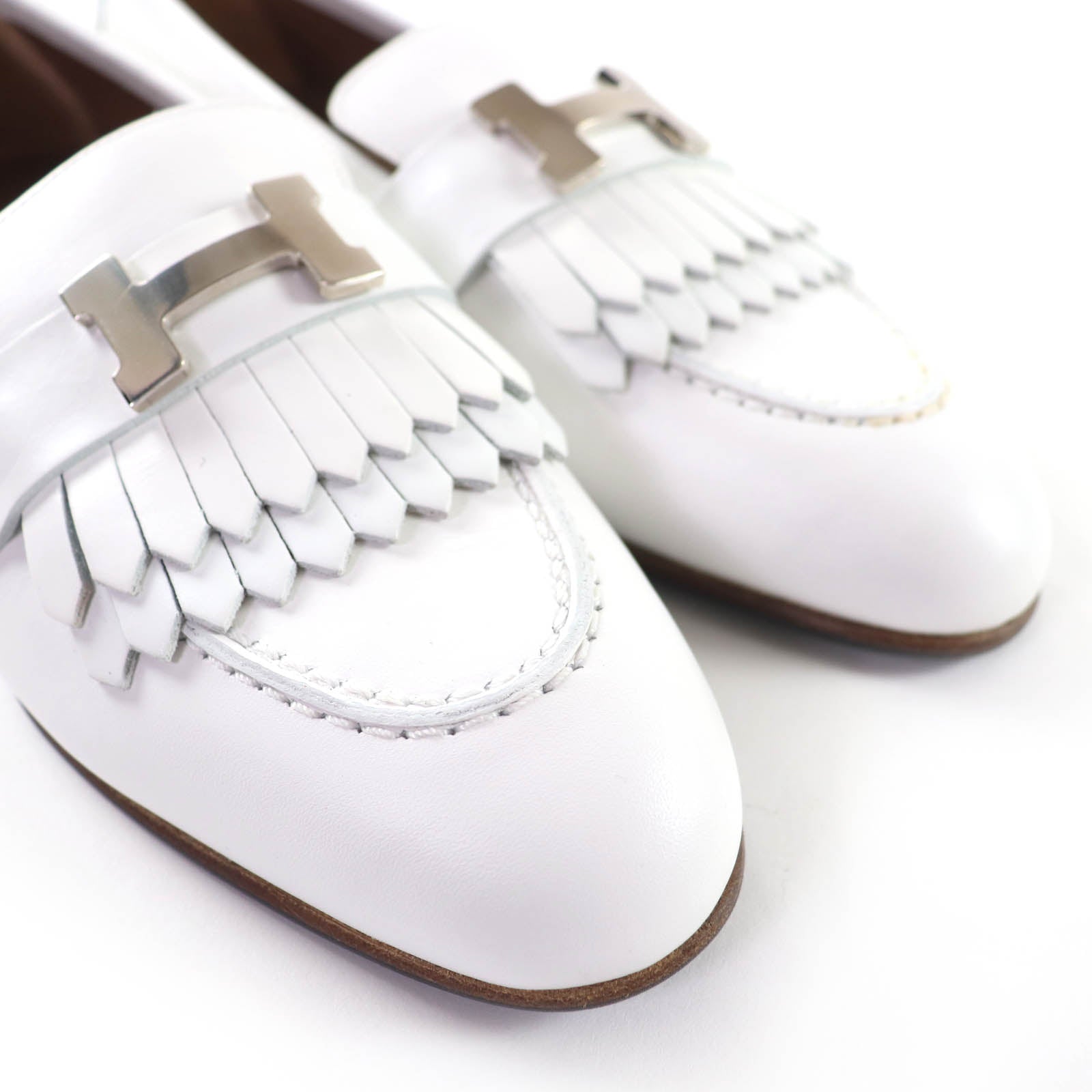 エルメス パリロワイヤル35.5 レザーローファー