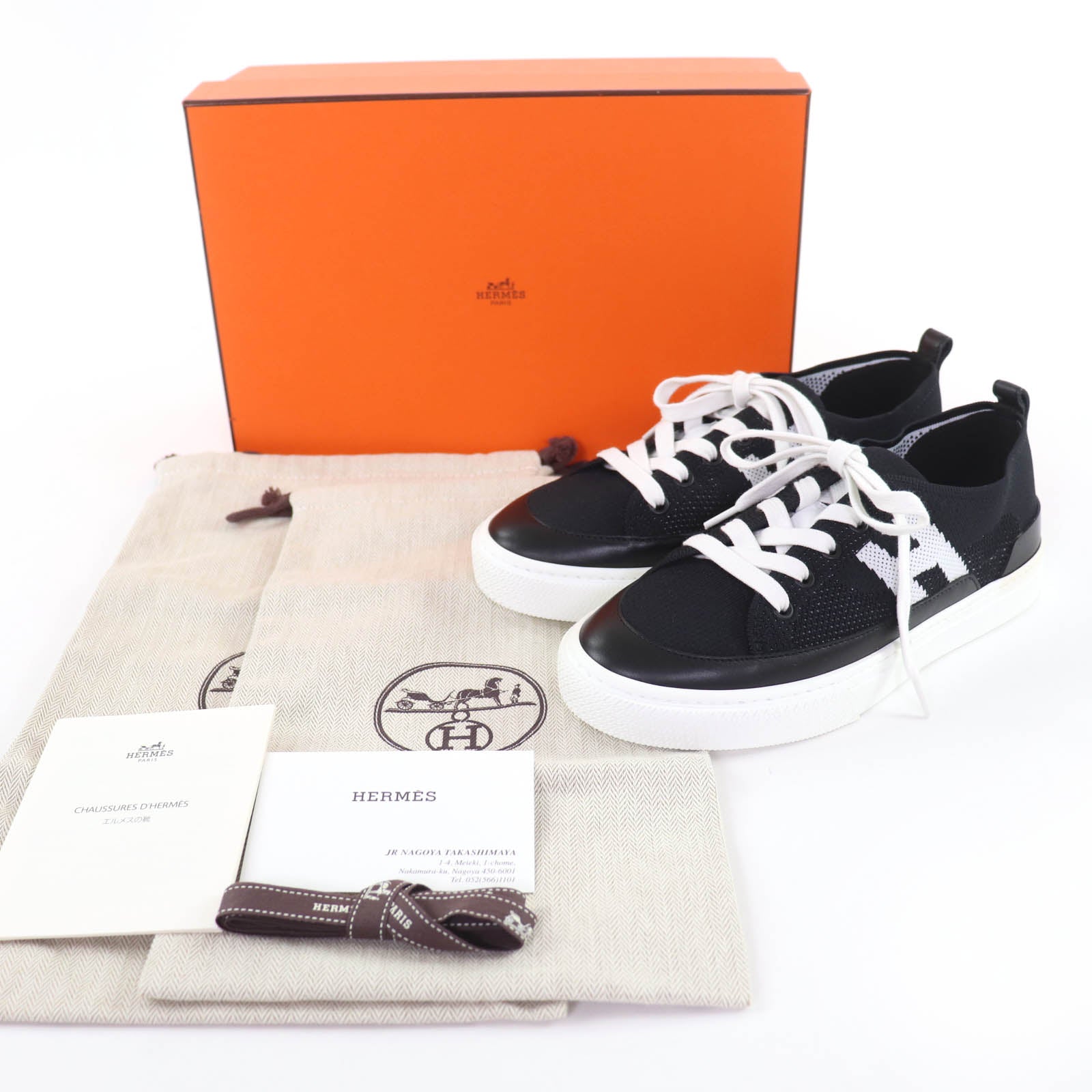 エルメス36 レザー スニーカー