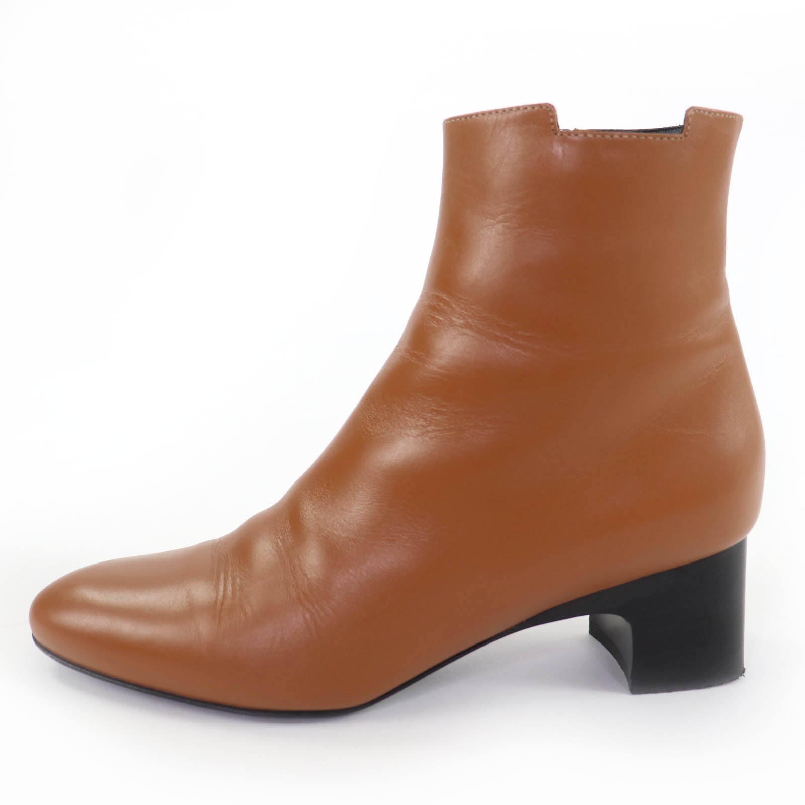 エルメス デマルシュ35.5 レザー ショートブーツ
