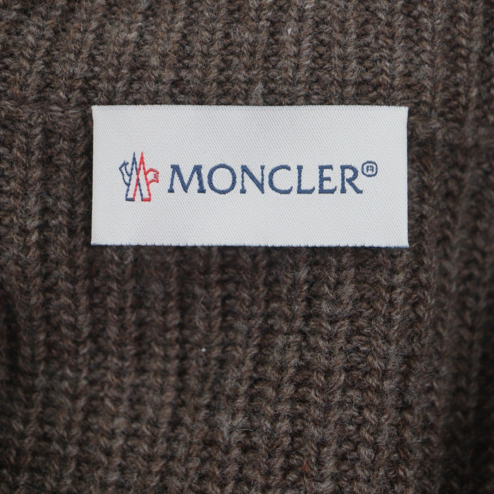 モンクレール コットン ウール ナイロン レザー ダウンジャケット