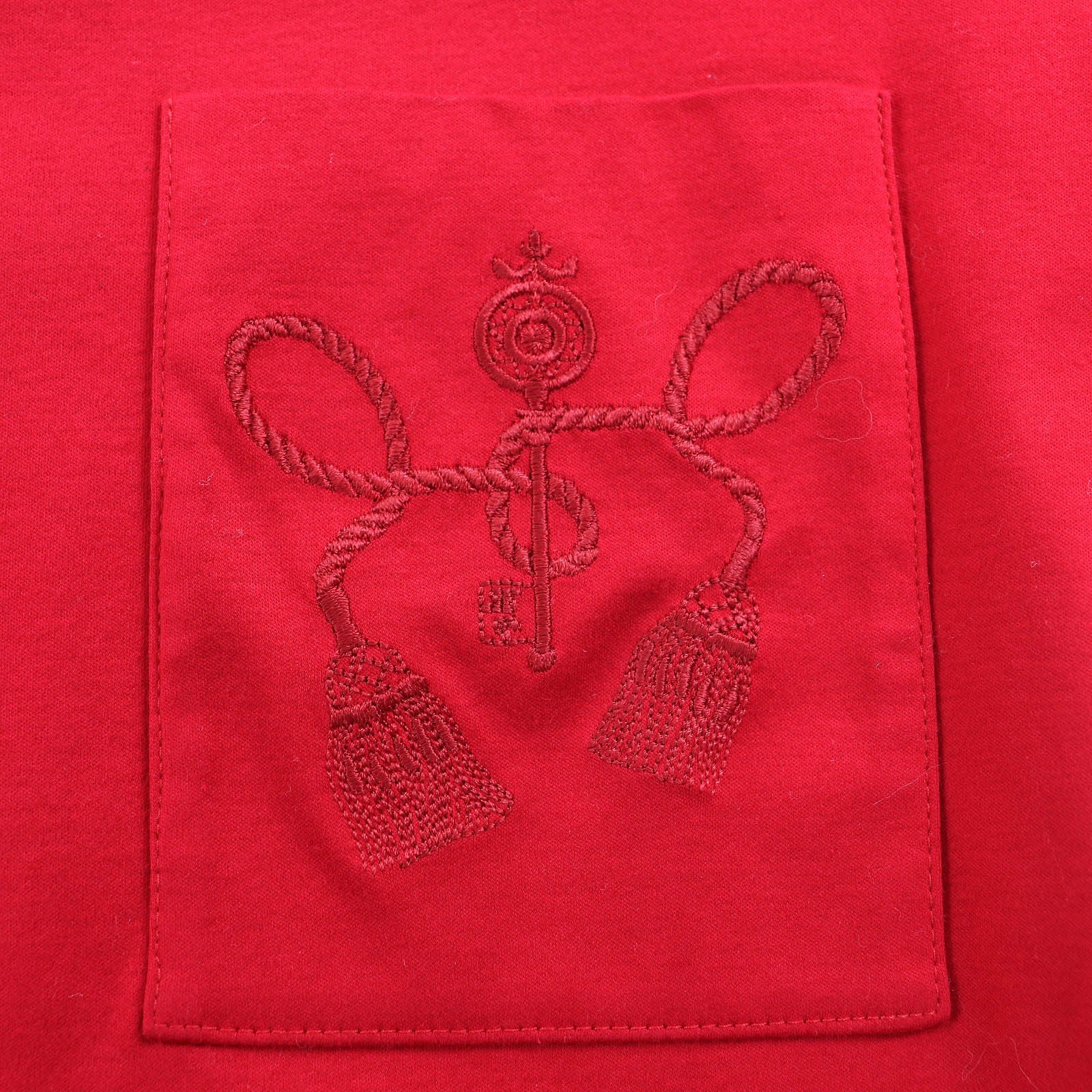 エルメス Pocket Embroidery コットン ワンピース34