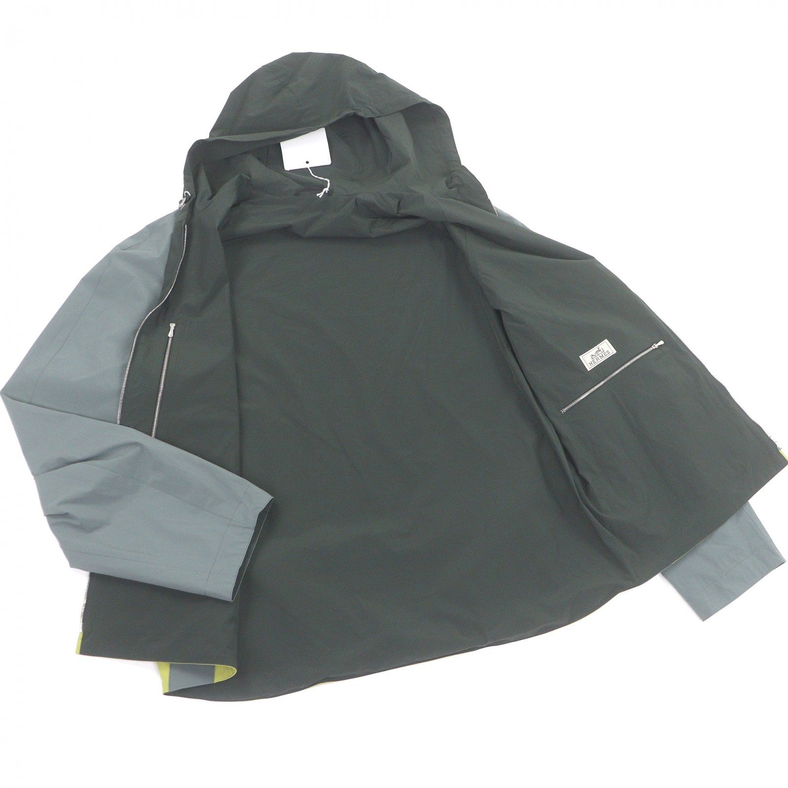 エルメス Blouson panel ナイロン ジャケット48
