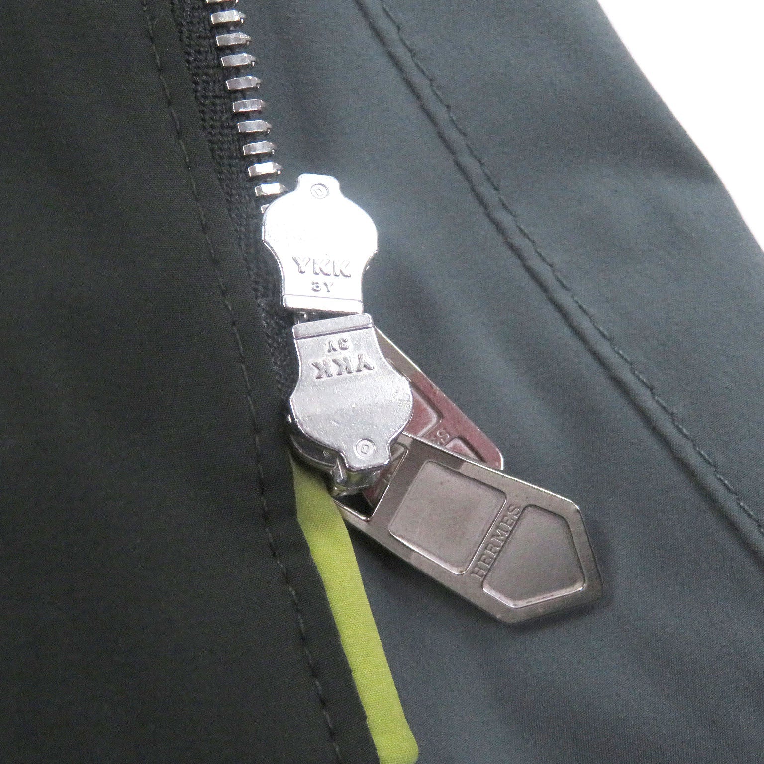 エルメス Blouson panel ナイロン ジャケット48