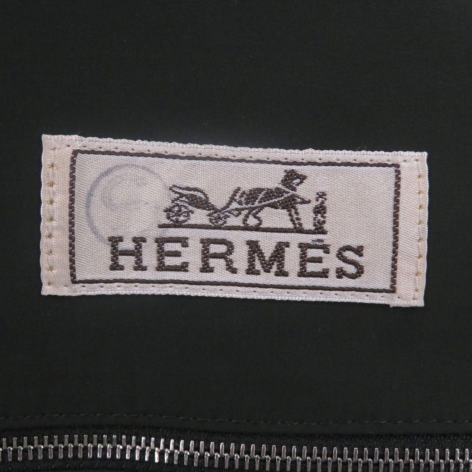 エルメス Blouson panel ナイロン ジャケット48