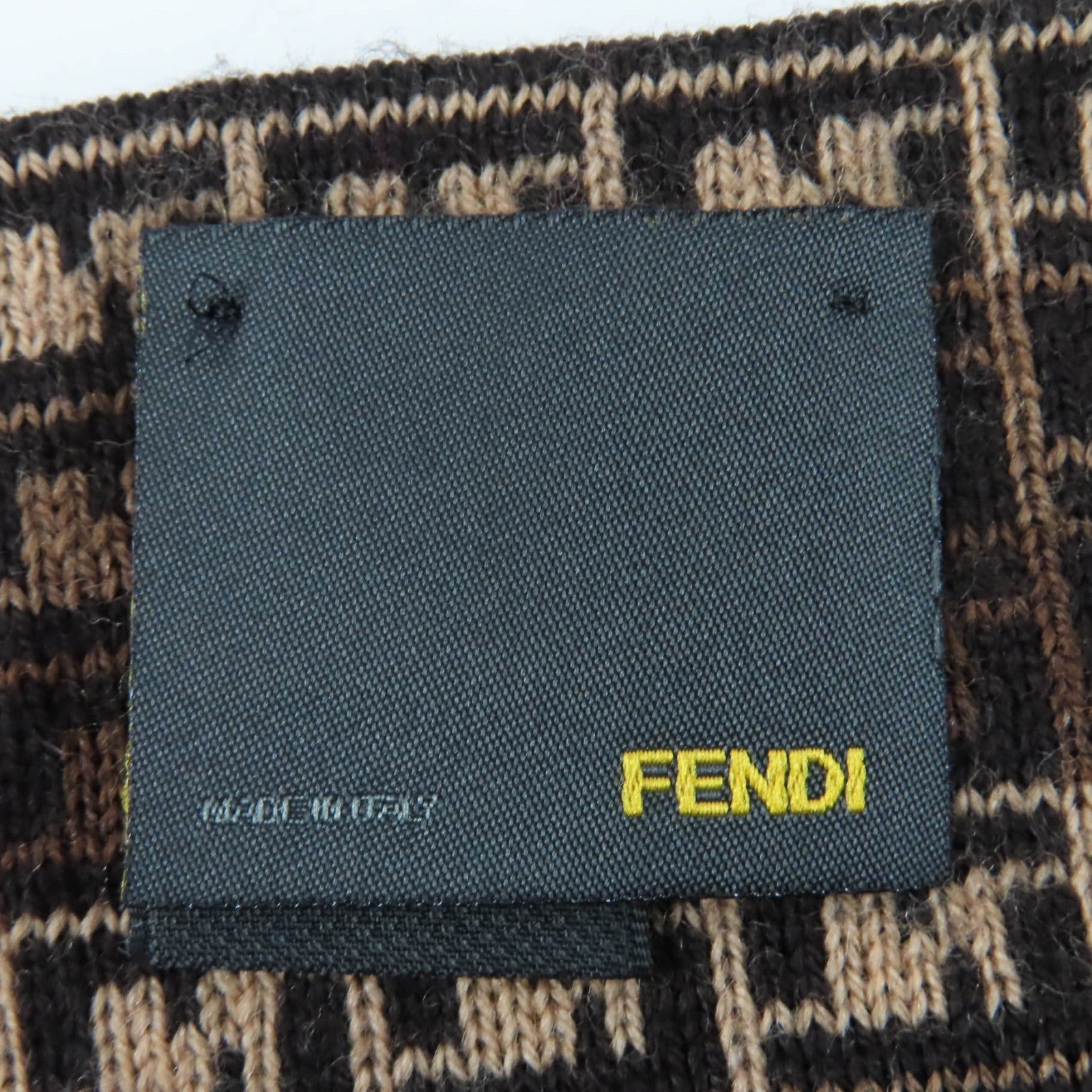 フェンディ FFロゴ ウールマフラー