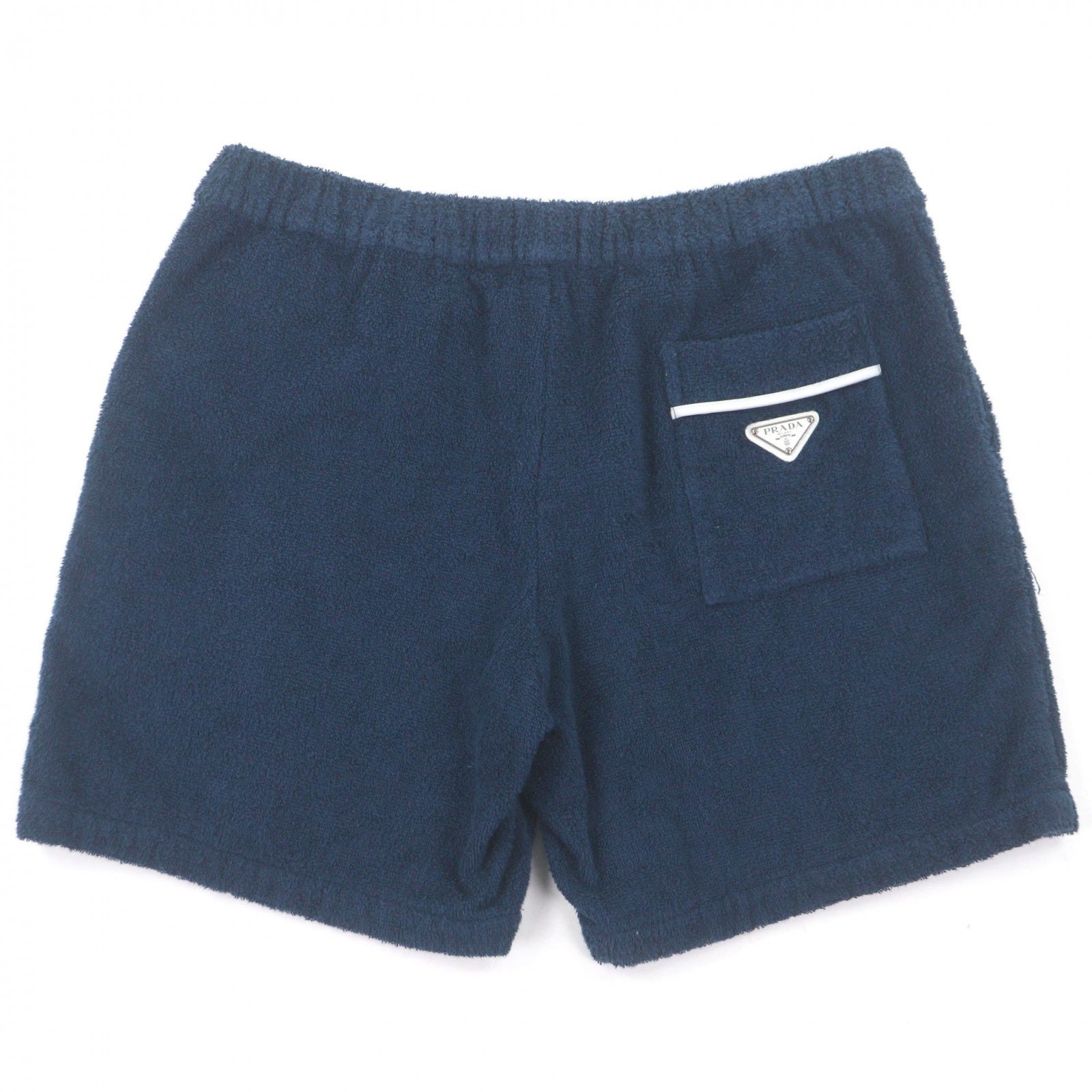 プラダ トライアングルロゴ コットン ショートパンツ