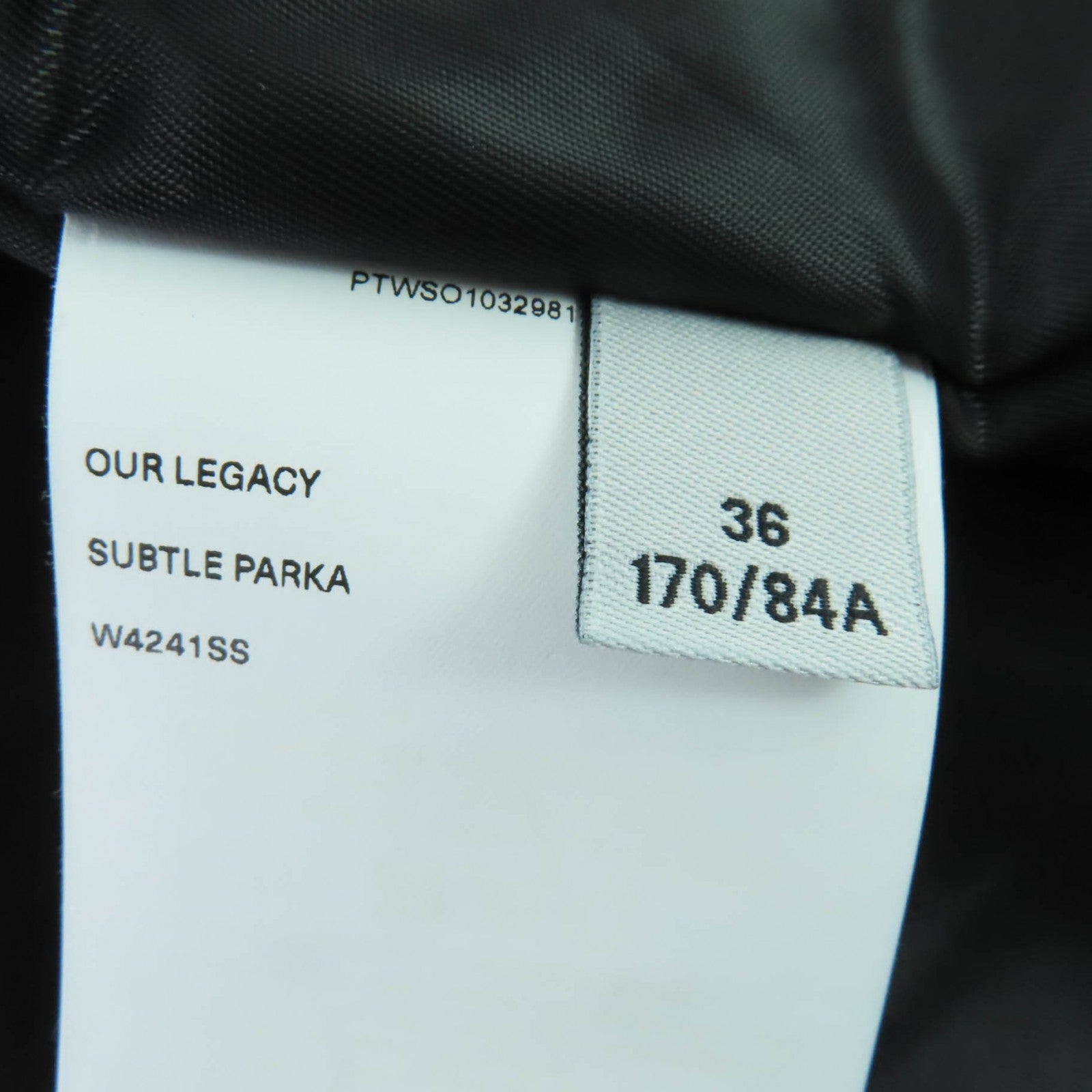 アワーレガシー Subtle Parka イタリア生地コート