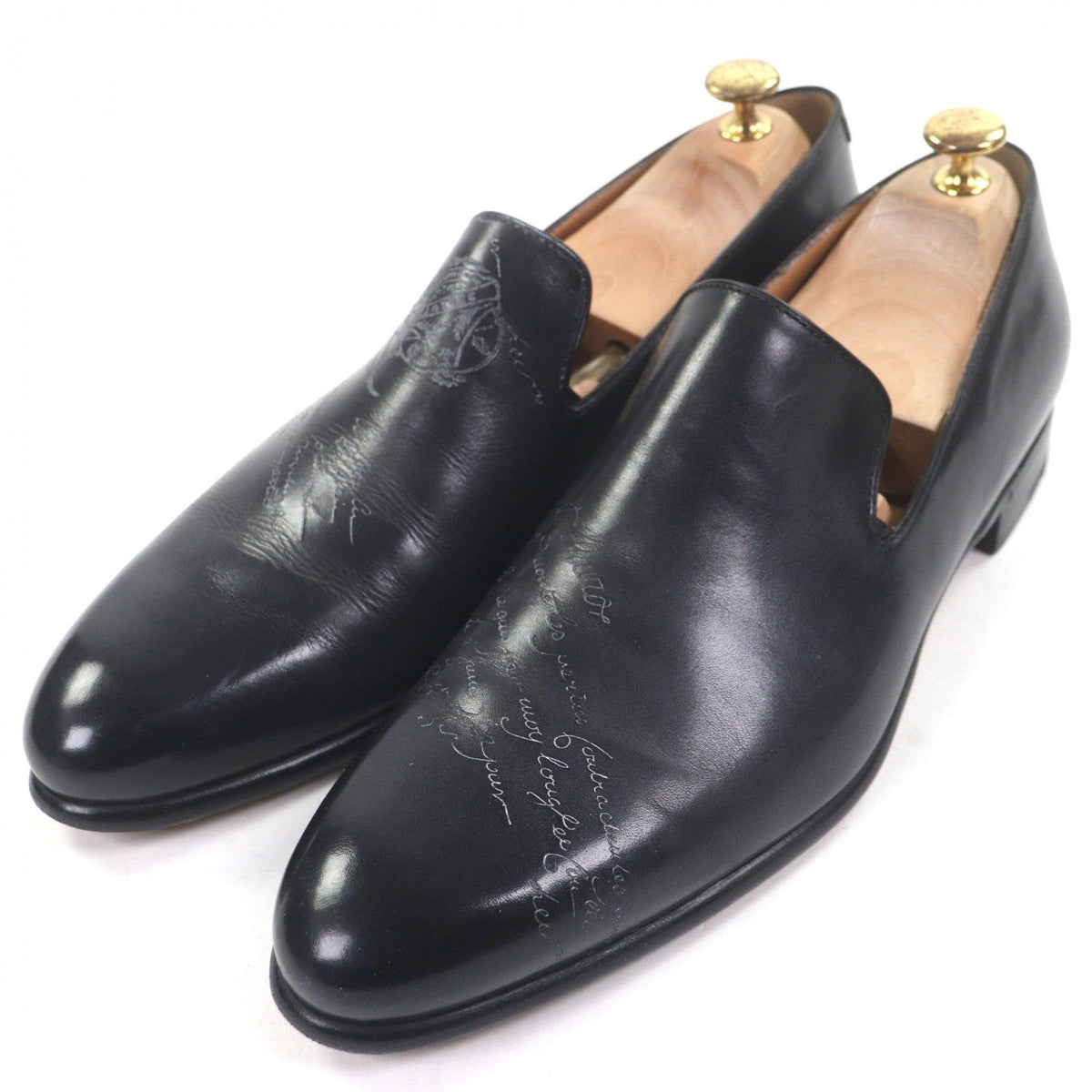 ベルルッティ Gale Cursive Slippers ヴェネチアカーフレザー ローファー