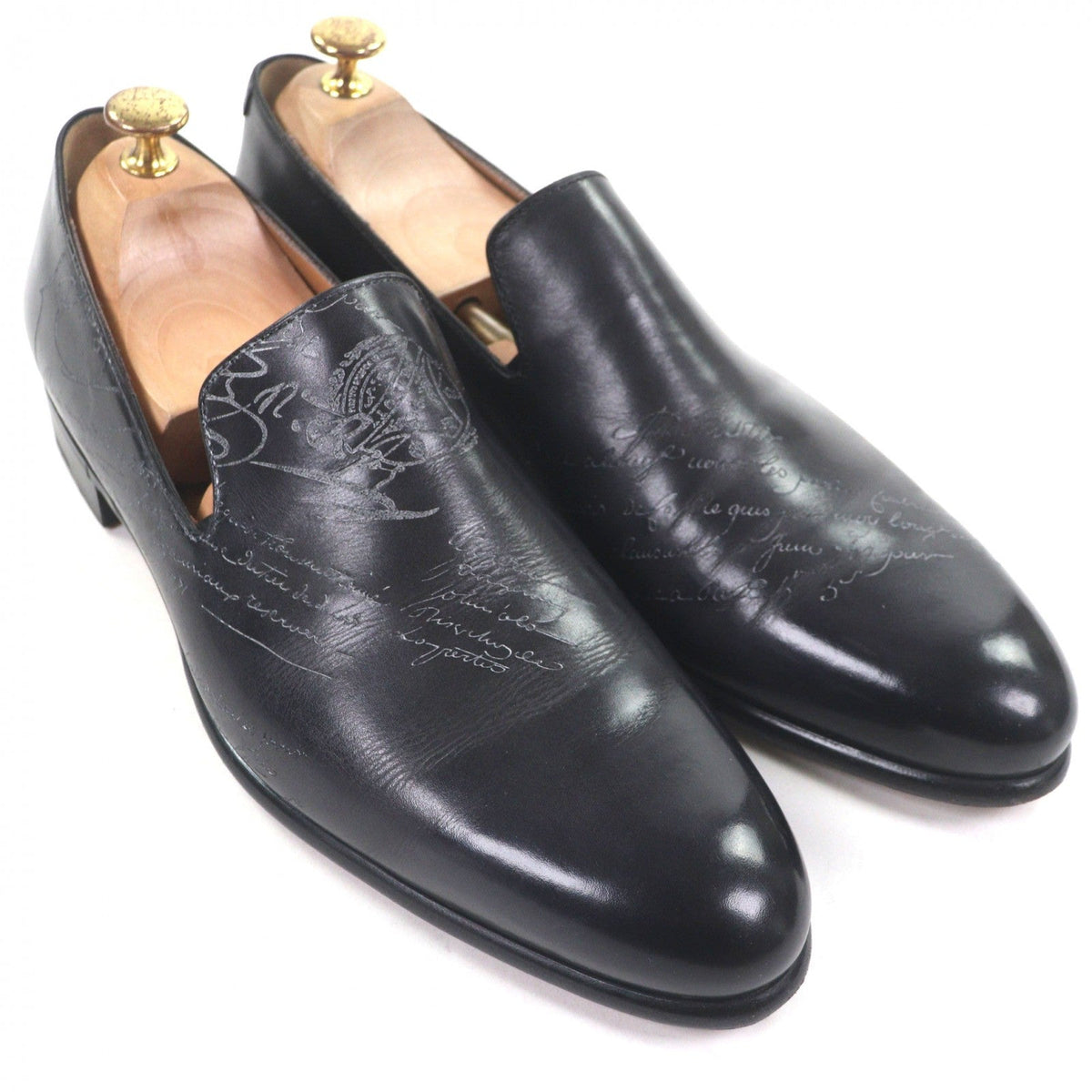 ベルルッティ Gale Cursive Slippers ヴェネチアカーフレザー ローファー