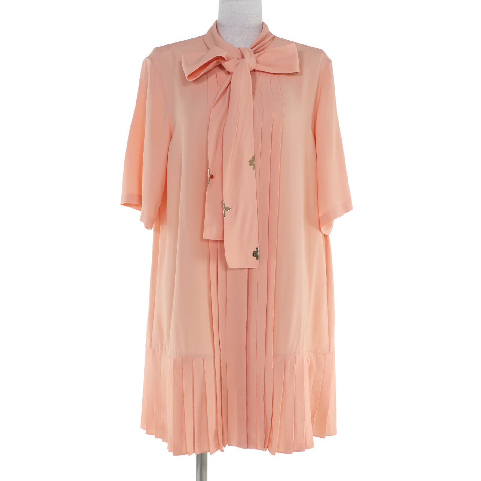 ルイヴィトン Lavalliere Pleated Dress ワンピース