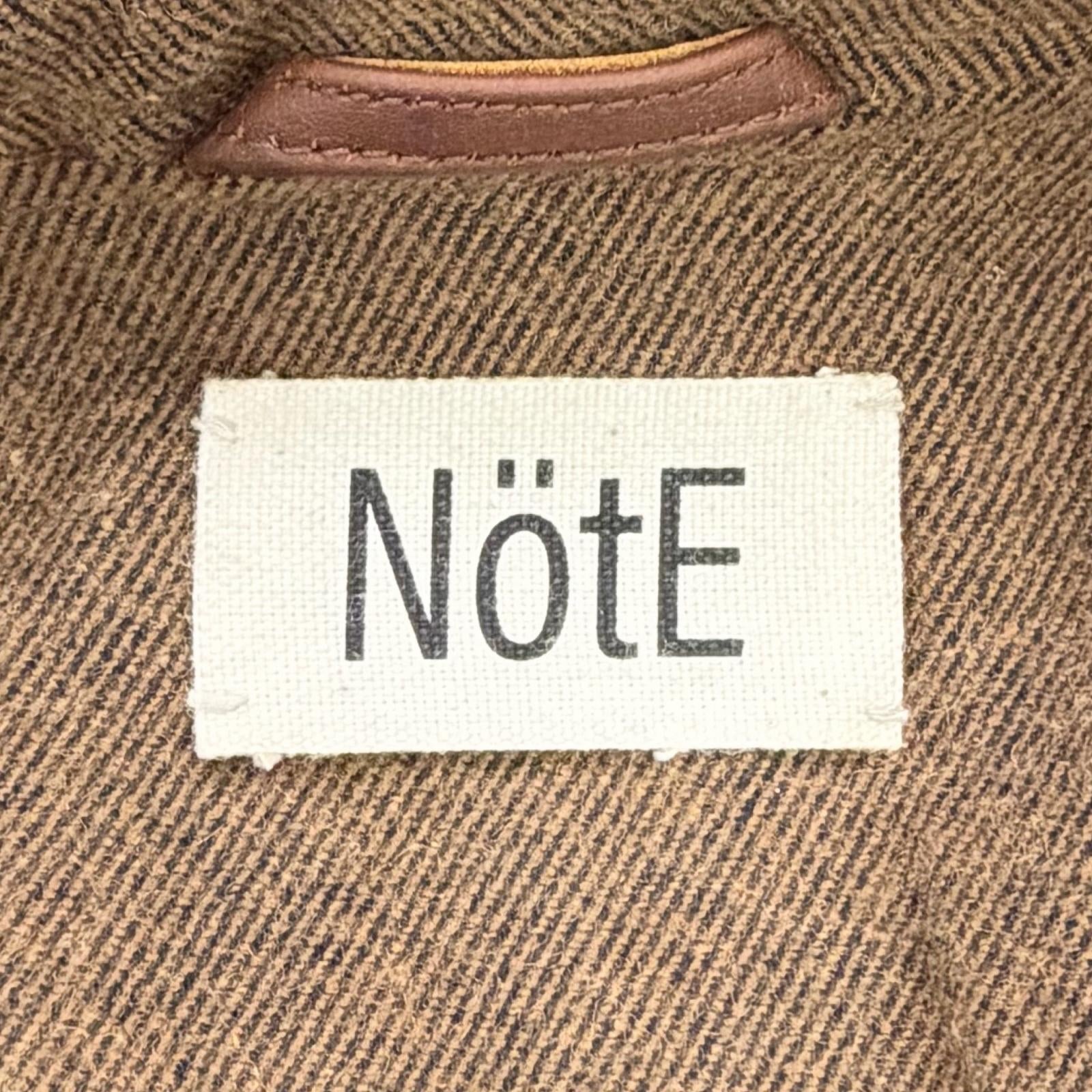 ノート ロングレザーコート