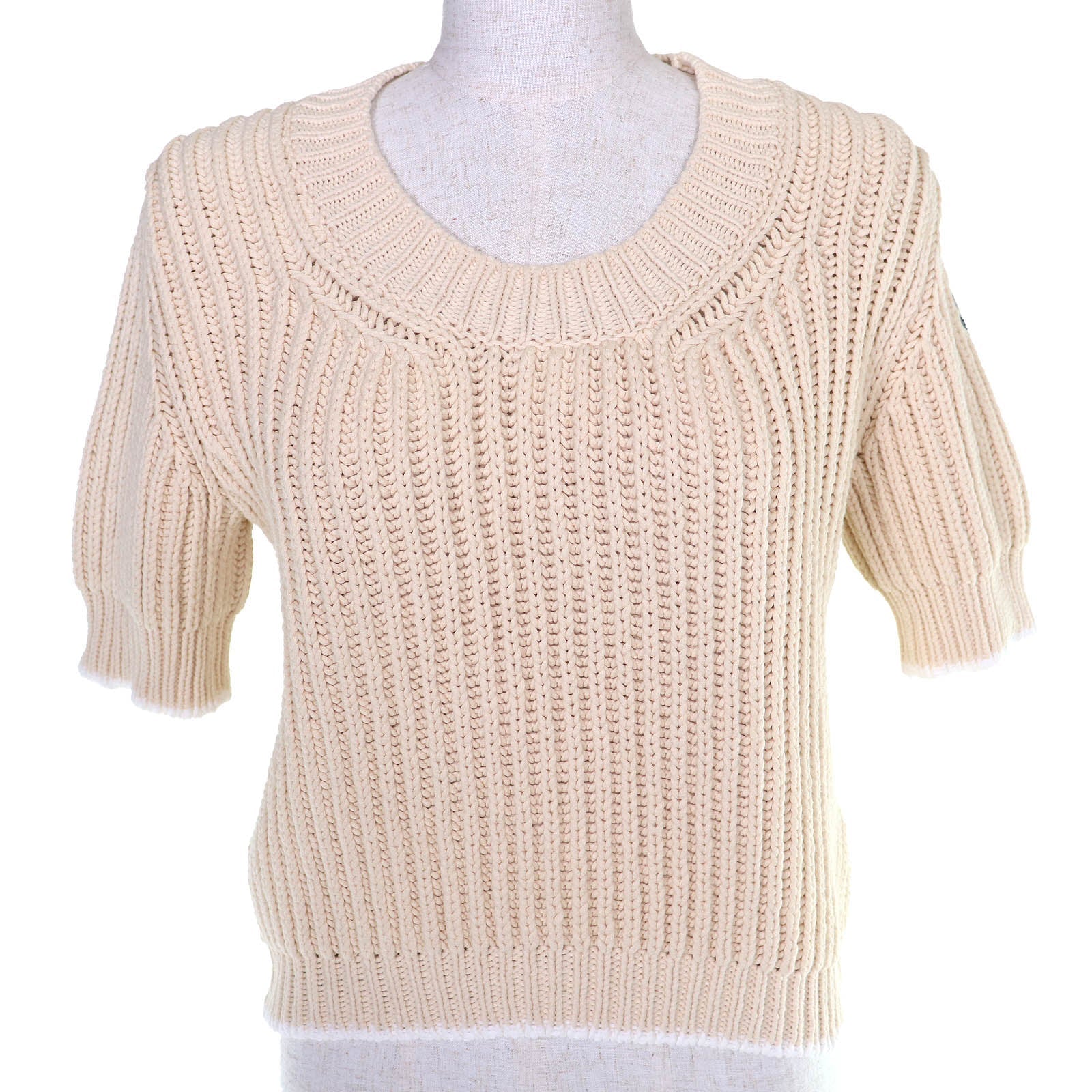 モンクレール GIROCOLLO TRICOT コットン ニットトップス