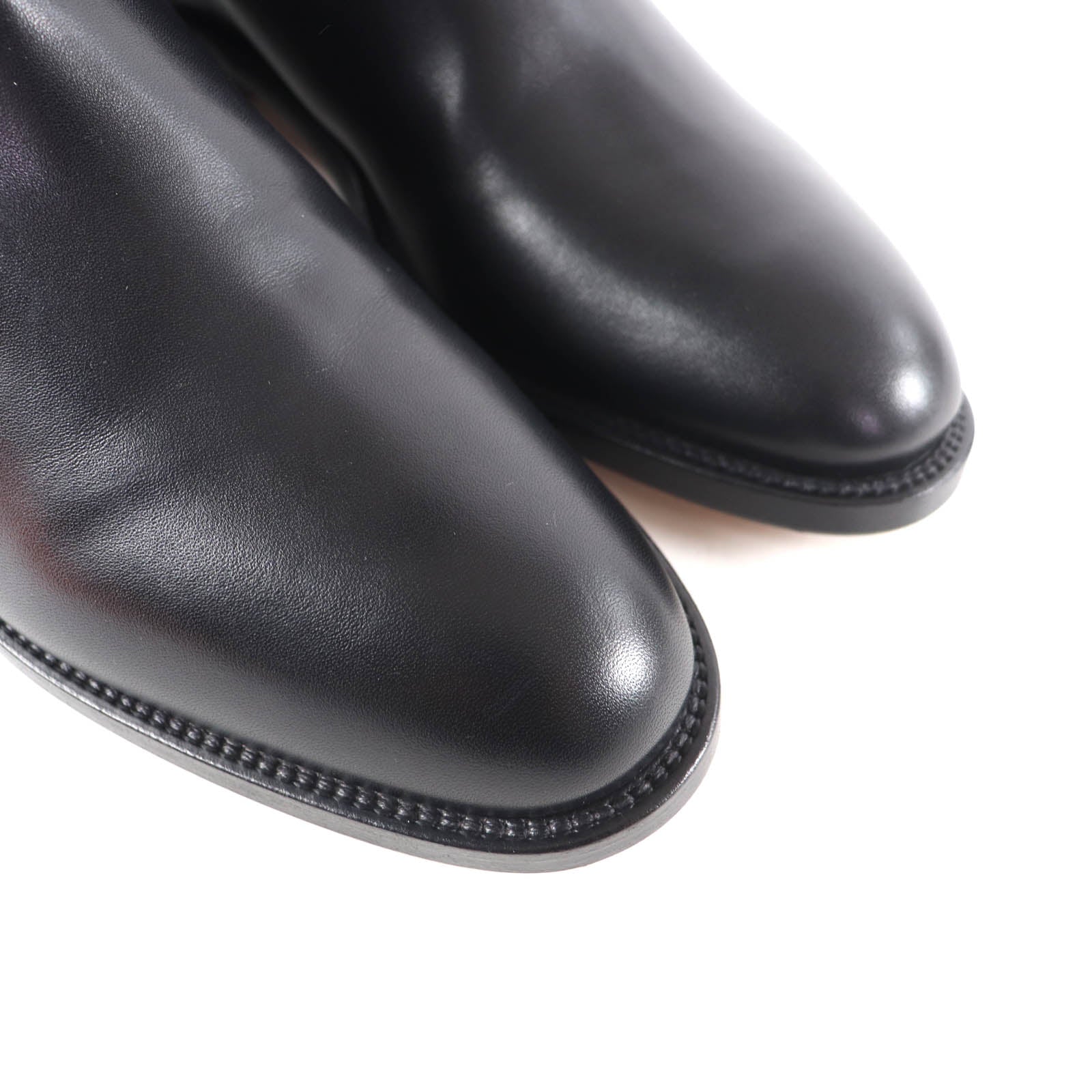 エルメス ジャンピングケリーバックル レザー ロングブーツ 35.5
