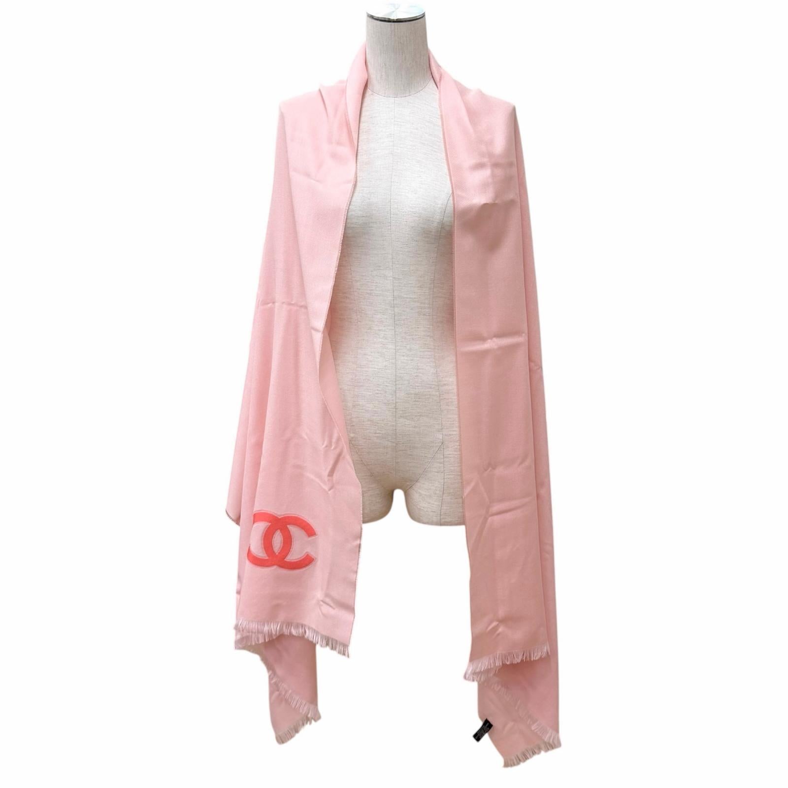 シャネル カシミヤ シルク ストール