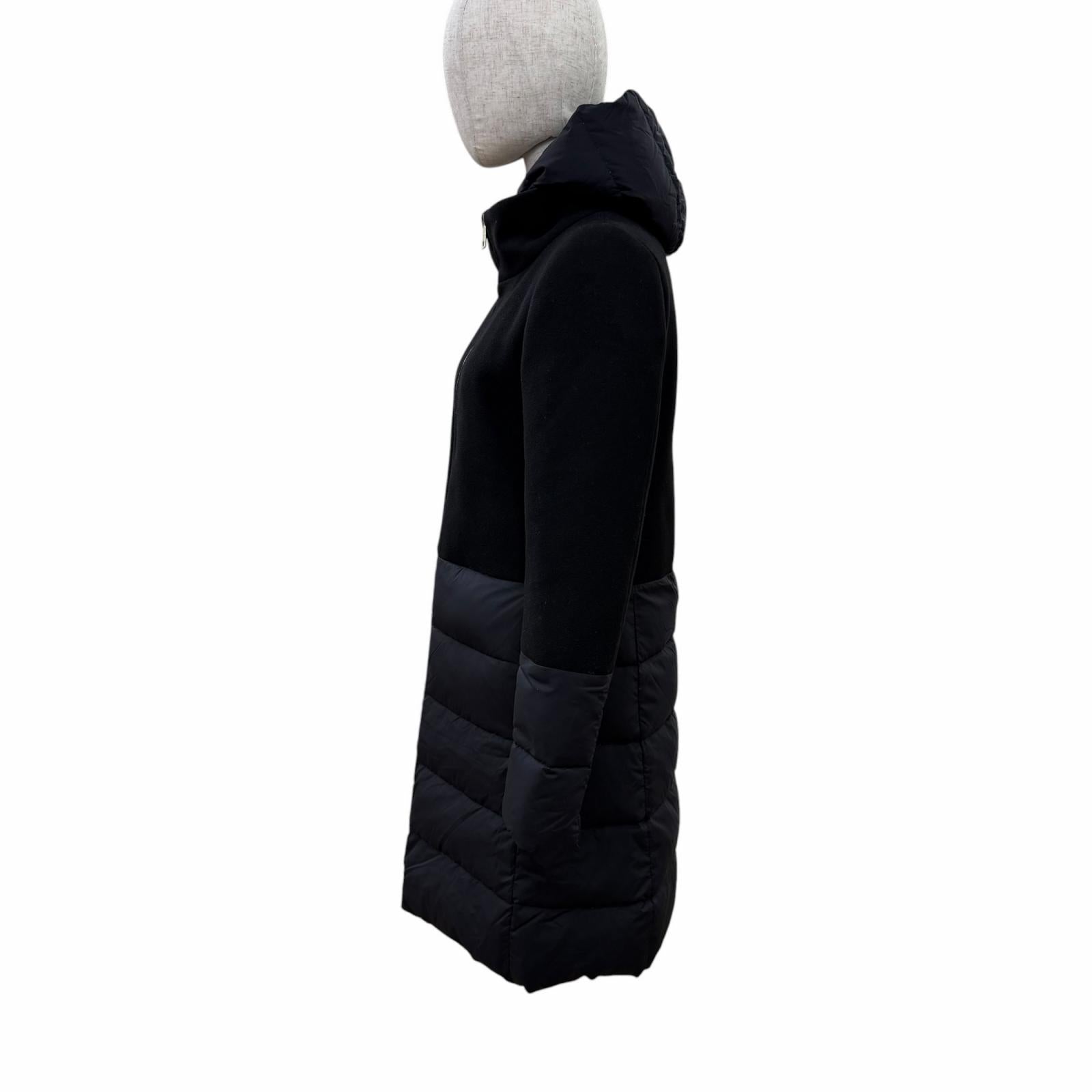 ヘルノ DIAGONAL WOOL AND NUAGE ダウンコート