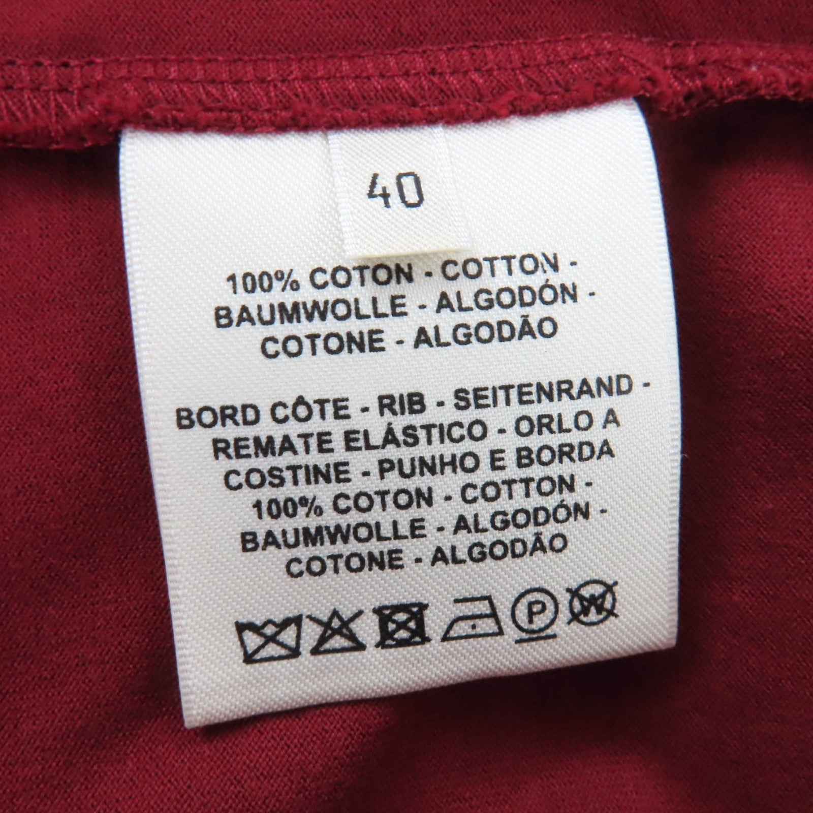 エルメス シルク コットン 半袖Tシャツ40
