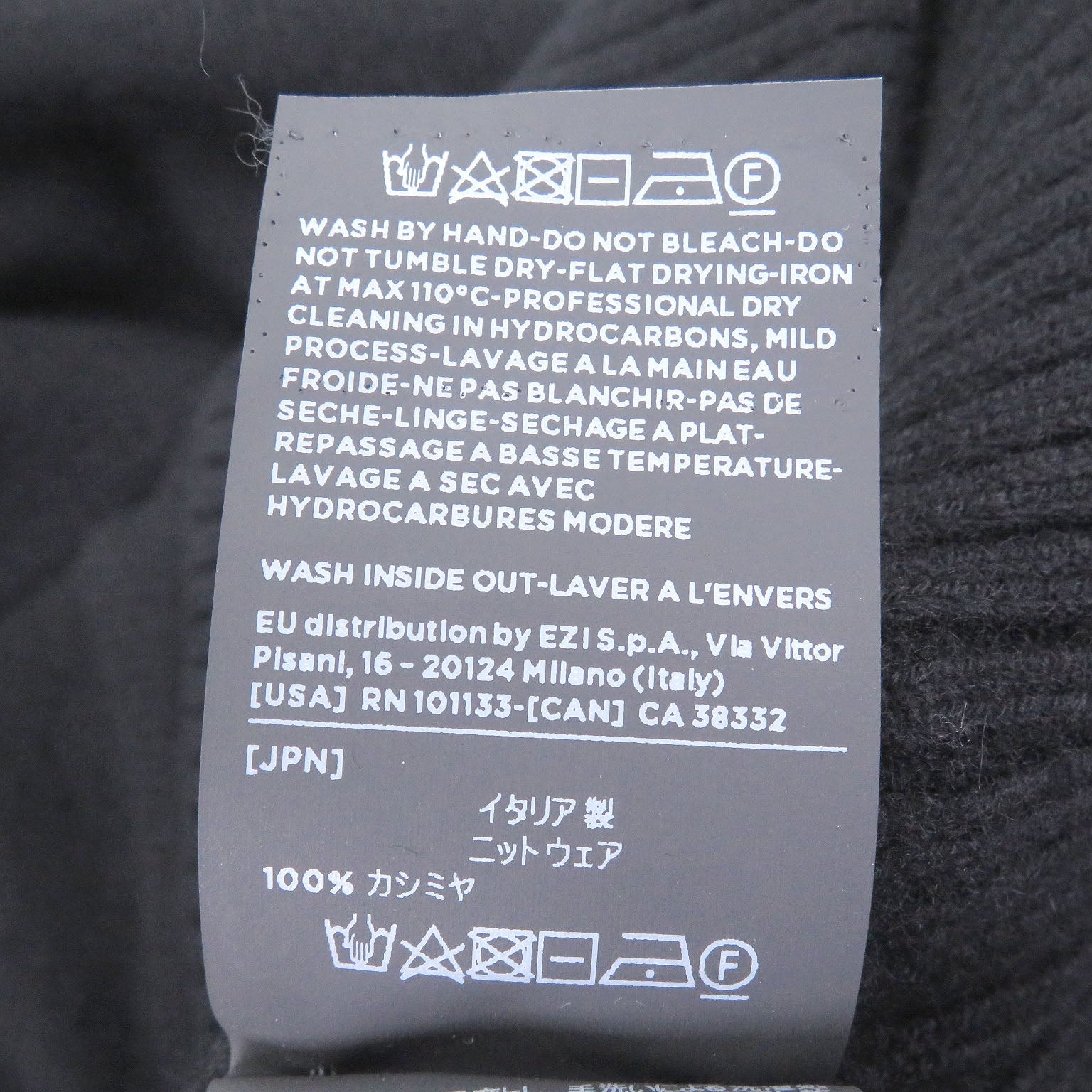 ゼニア Oasiカシミヤ パーカー
