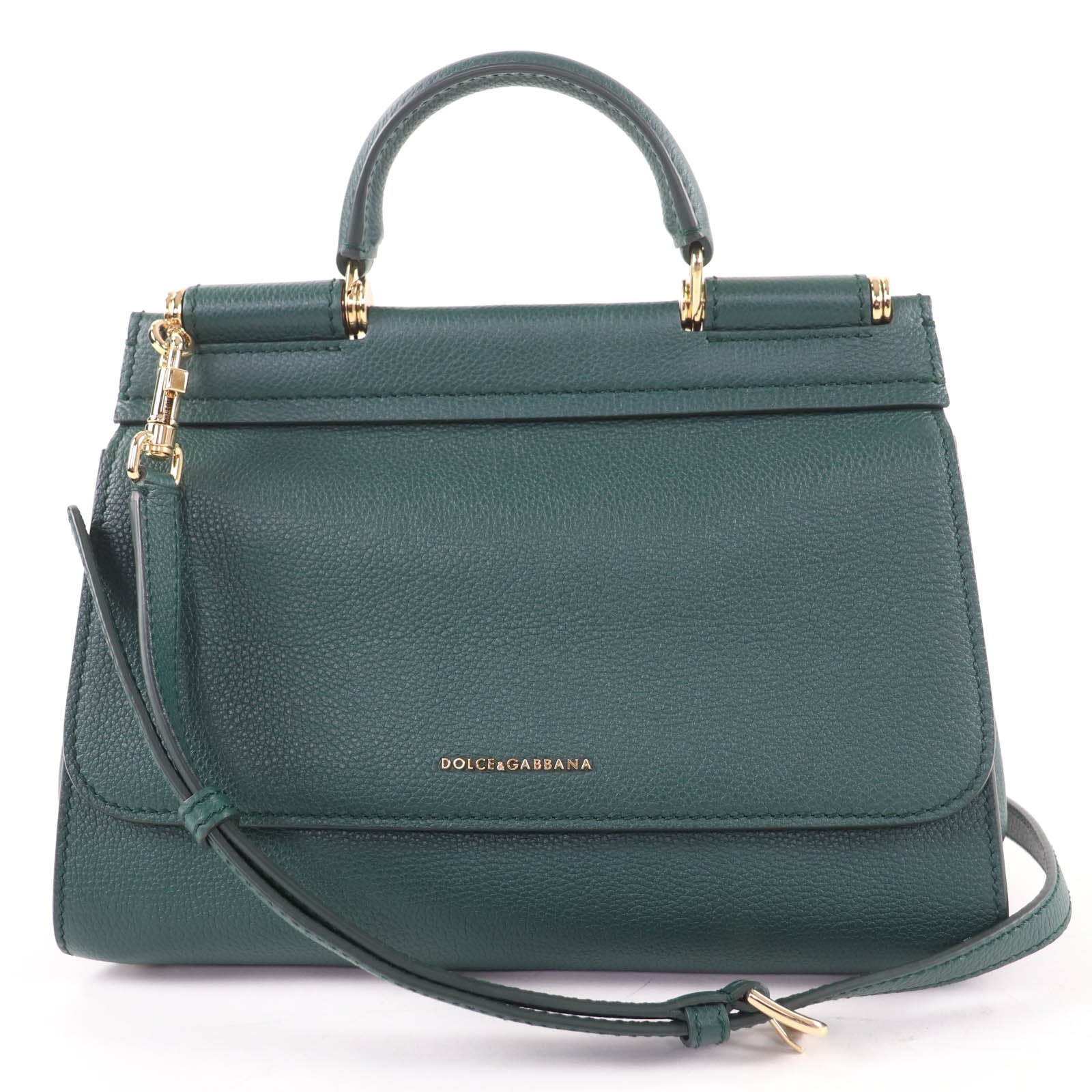 ドルチェ&ガッバーナ シシリーソフト スモール レザー 2wayショルダーバッグ