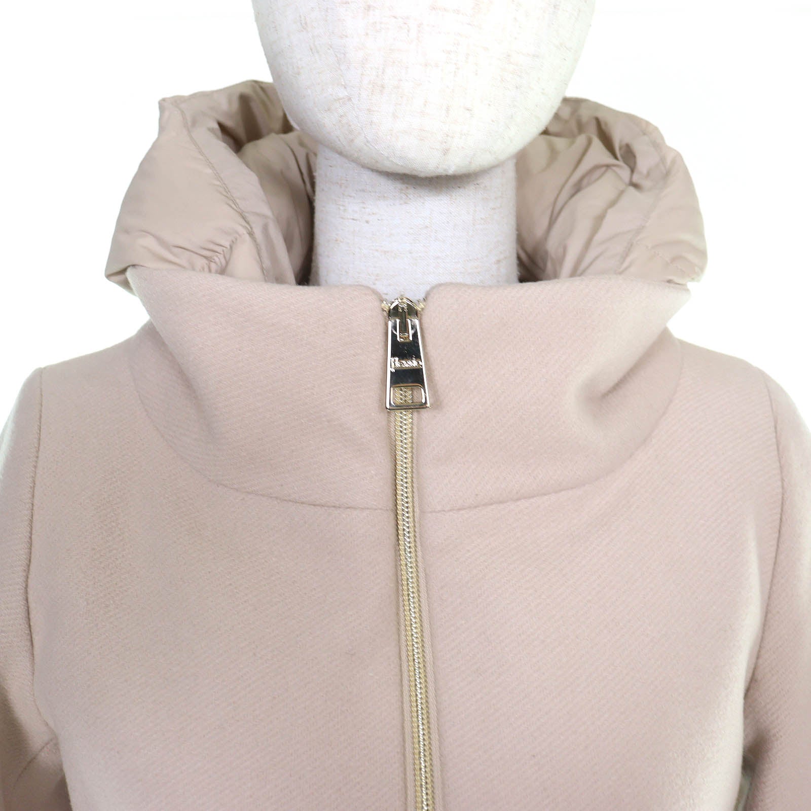 ヘルノ DIAGONAL WOOL AND NUAGE PARKA ダウンコート