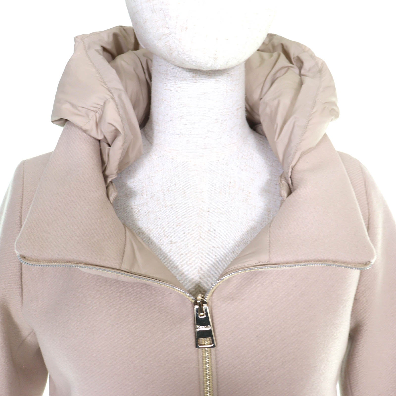 ヘルノ DIAGONAL WOOL AND NUAGE PARKA ダウンコート