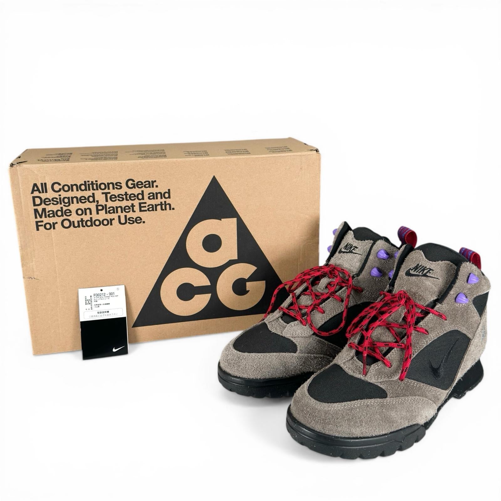 ナイキACG Torre Mid WP レザースニーカー